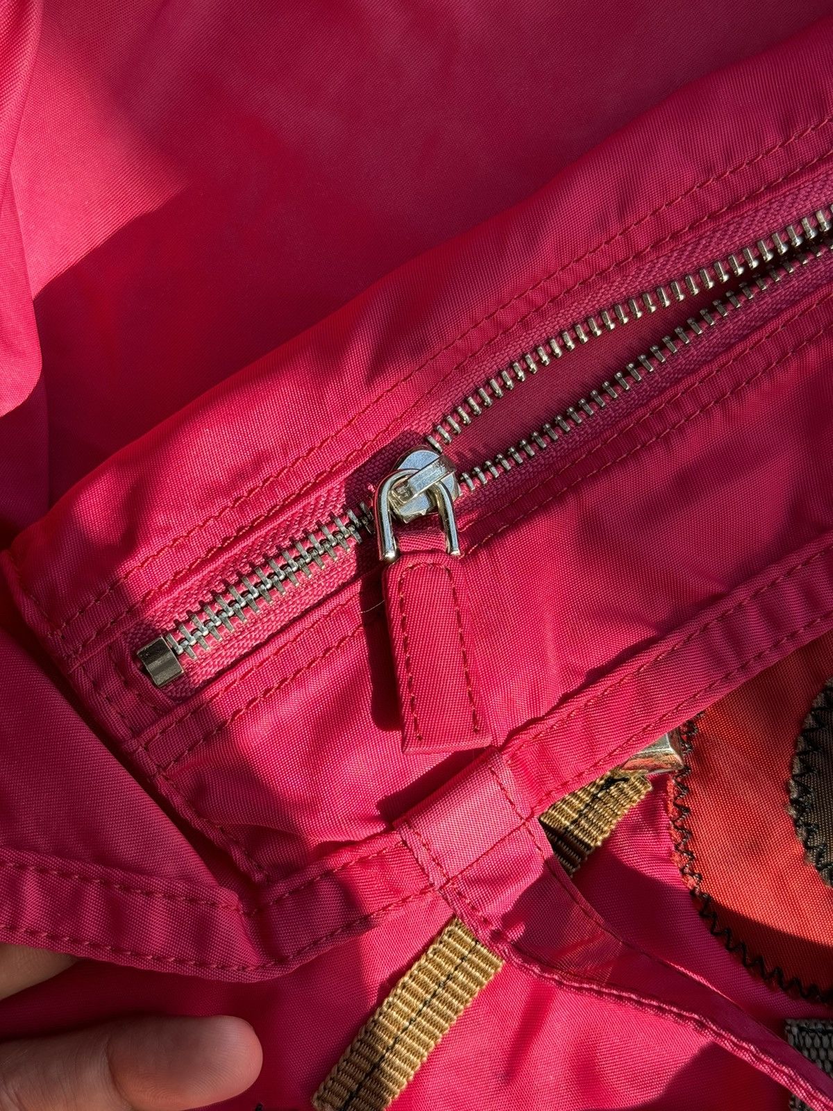 Prada Prada Pink Robot Nylon Totebag Size ONE SIZE - 9 Thumbnail