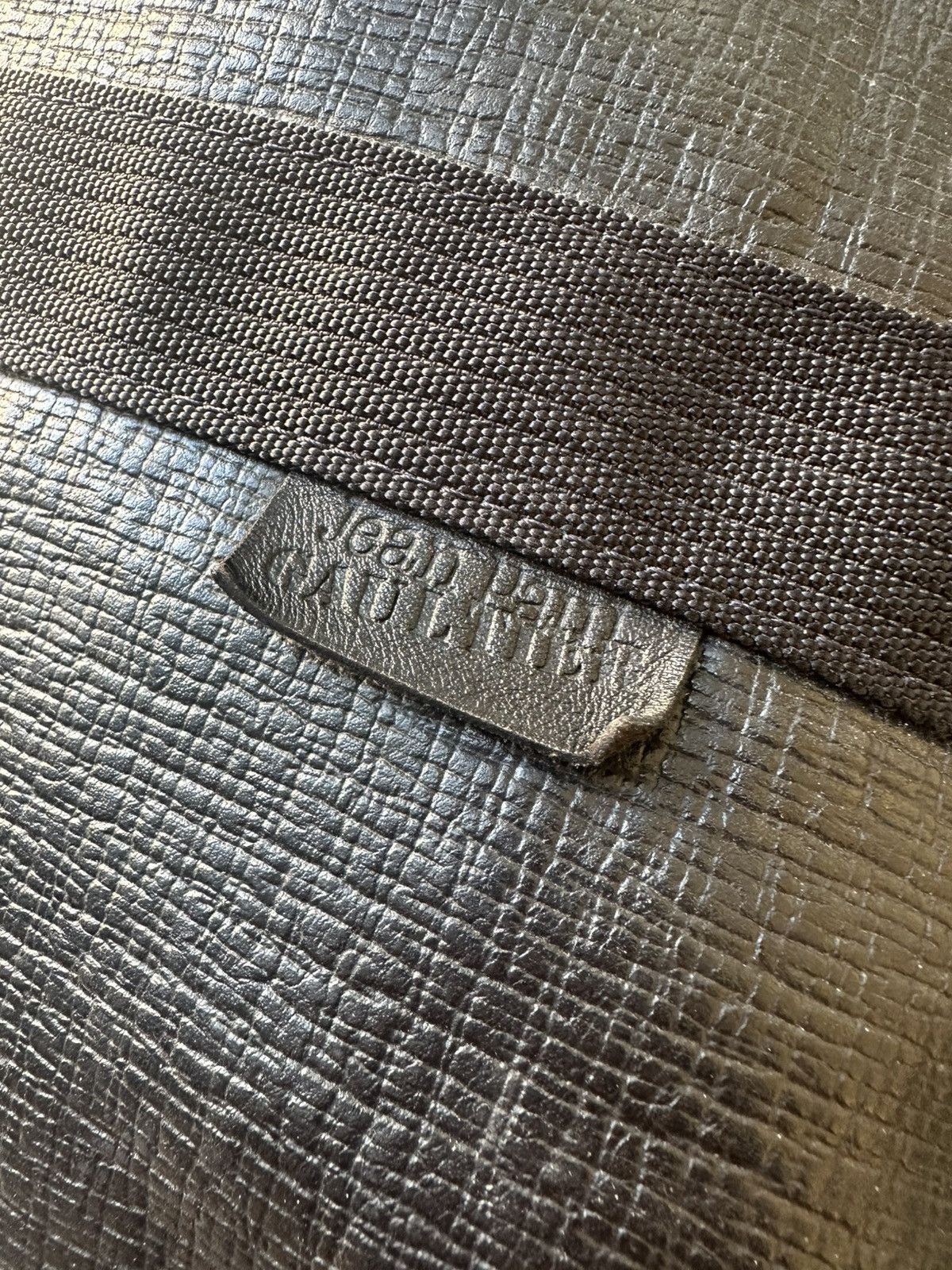 Jean Paul Gaultier Embossed Black Duffle Bag Size ONE SIZE - 8 Thumbnail