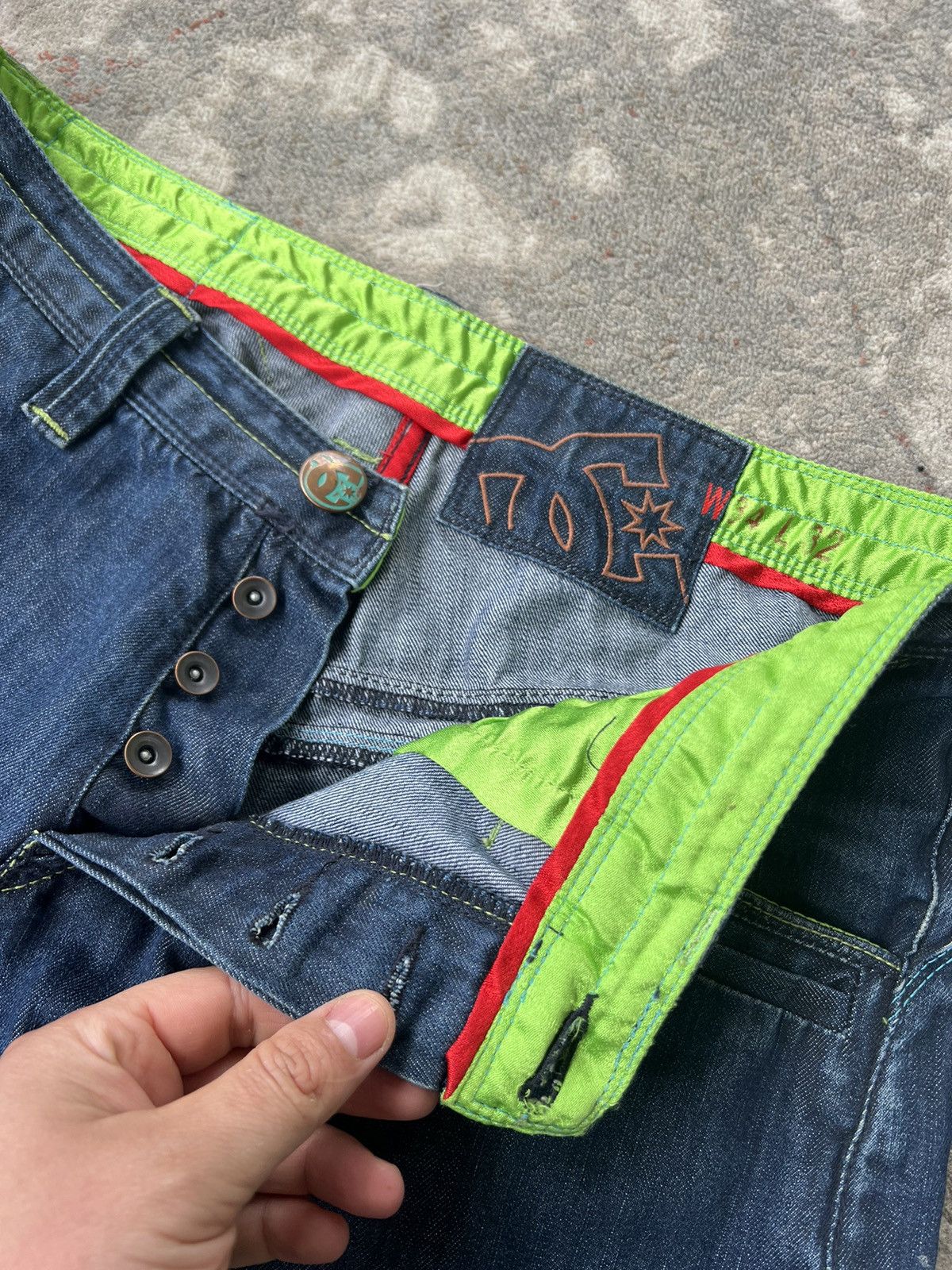 DC × Vintage Vintage DC Shoes Denim Pants Size US 34 / EU 50 - 3 Thumbnail