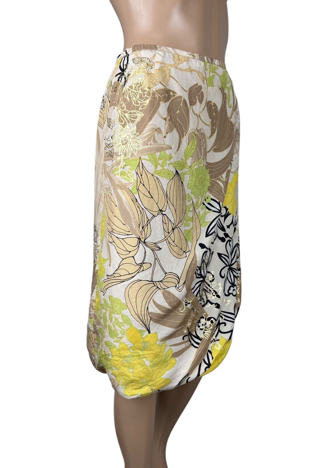 Other Marc Cain Silk Printed Wrap Skirt Floral Print size 4 Size 26" / US 2 / IT 38 - 3 Thumbnail