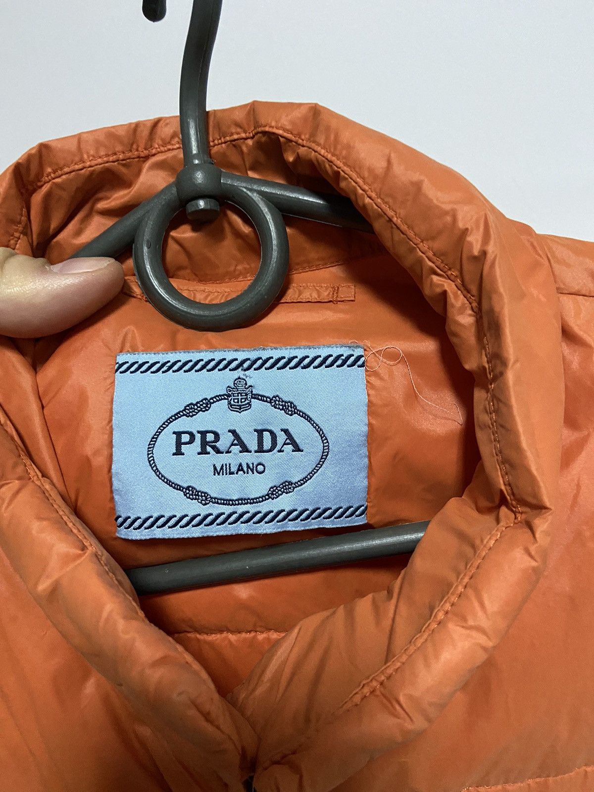 Prada × Vintage Prada Vintage nylon Jacket Small Logo Luxury Size M / US 6-8 / IT 42-44 - 6 Thumbnail