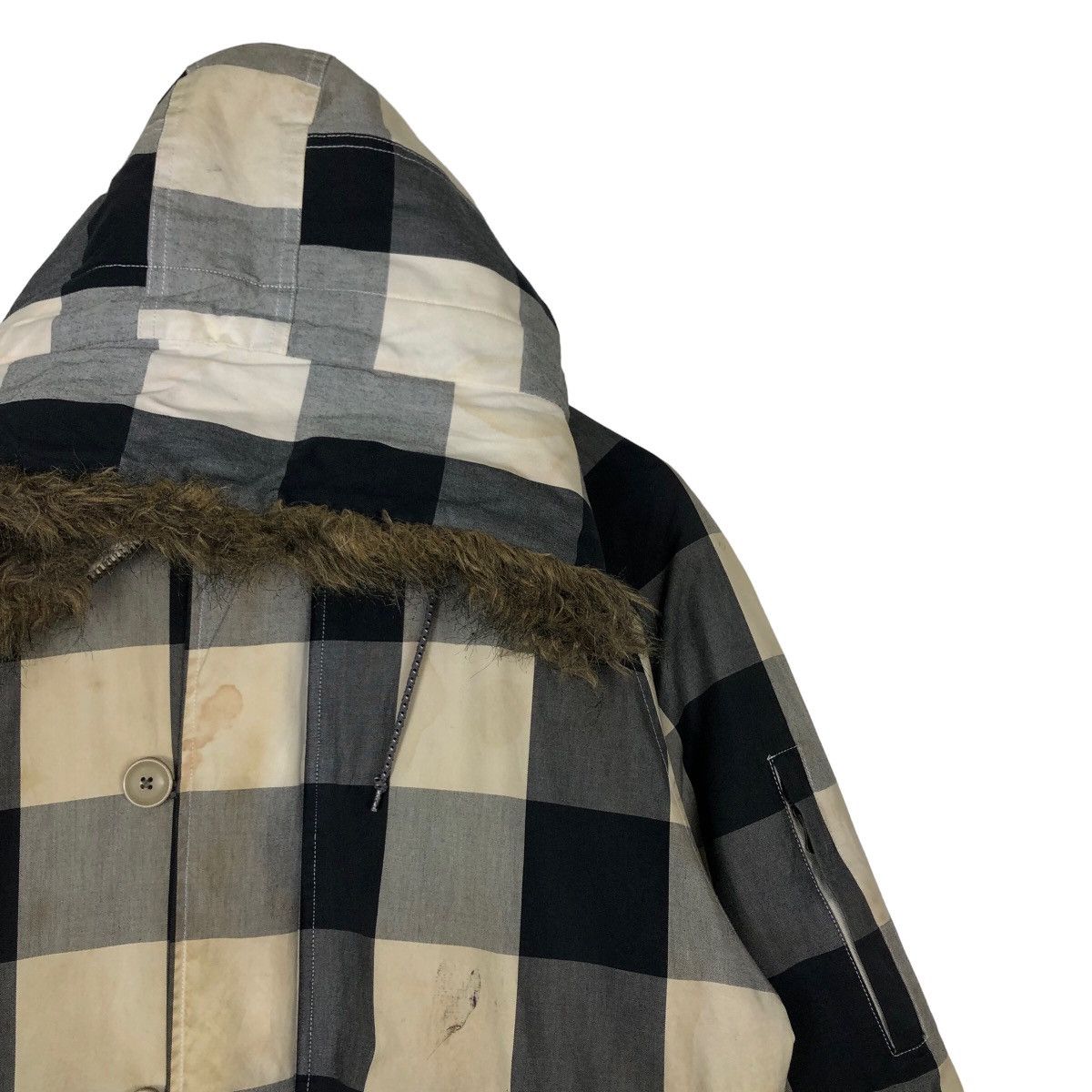 Woolrich Woolen Mills 🔥90’s Bomber Jacket Tartan Design Woolrich Mink Fur Hoodie Size US M / EU 48-50 / 2 - 5 Thumbnail