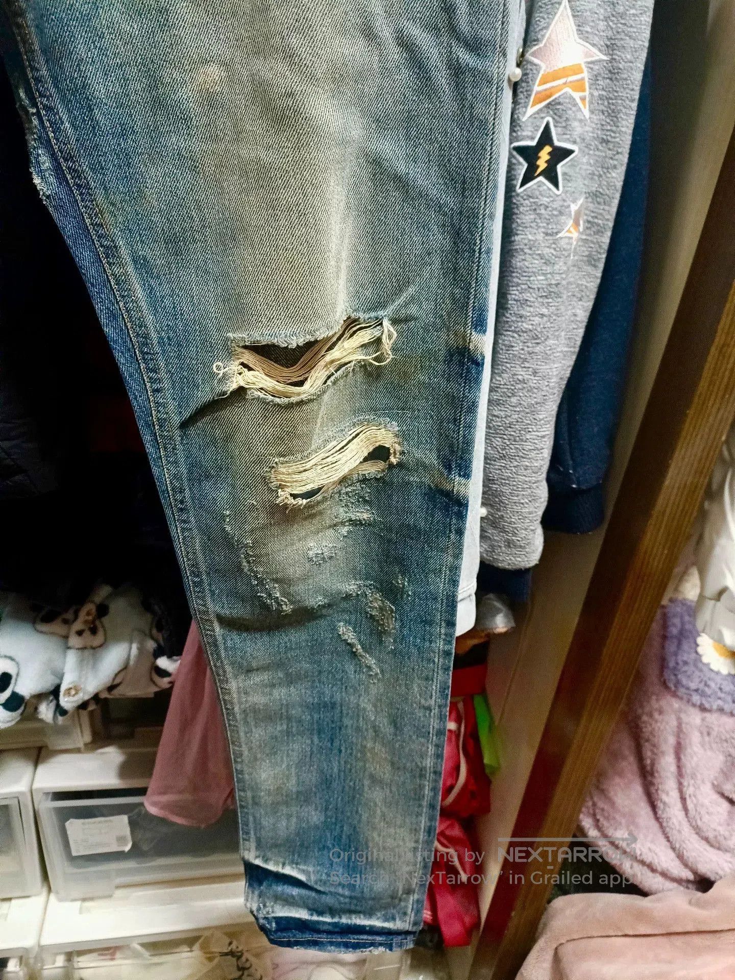 Dolce & Gabbana Dolce & Gabbana Crown Bee Embroidery Jeans. Size US 32 / EU 48 - 6 Thumbnail