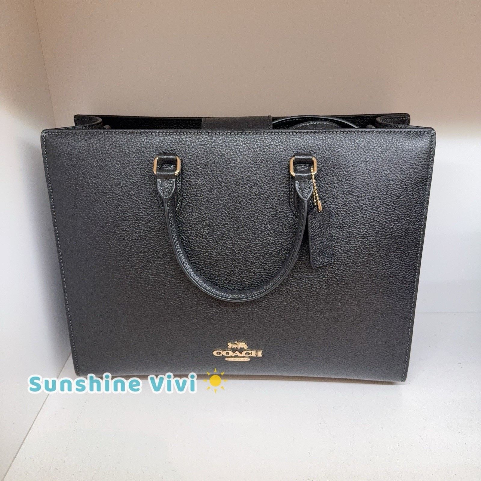 Coach NWT COACH Maggie Tote Bag Shoulder Bag Leather CY666 Size ONE SIZE - 1 Thumbnail