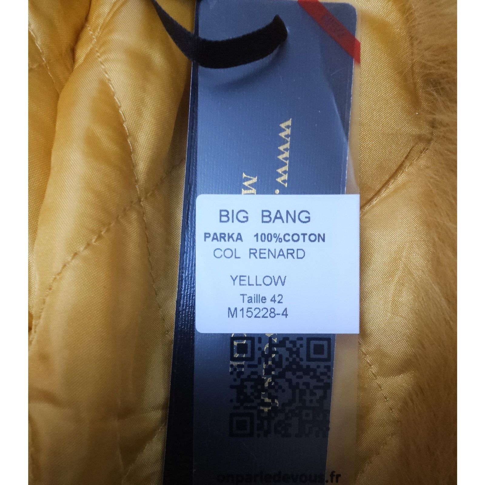 Other On Parle De Vous Paris Big Bang Parka Trim Furs Col Renard Size M / US 6-8 / IT 42-44 - 7 Thumbnail