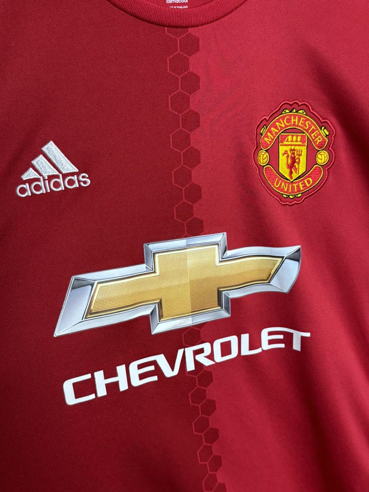Adidas Manchester United 16/17 Home Football Jersey T-Shirt Size US M / EU 48-50 / 2 - 3 Thumbnail