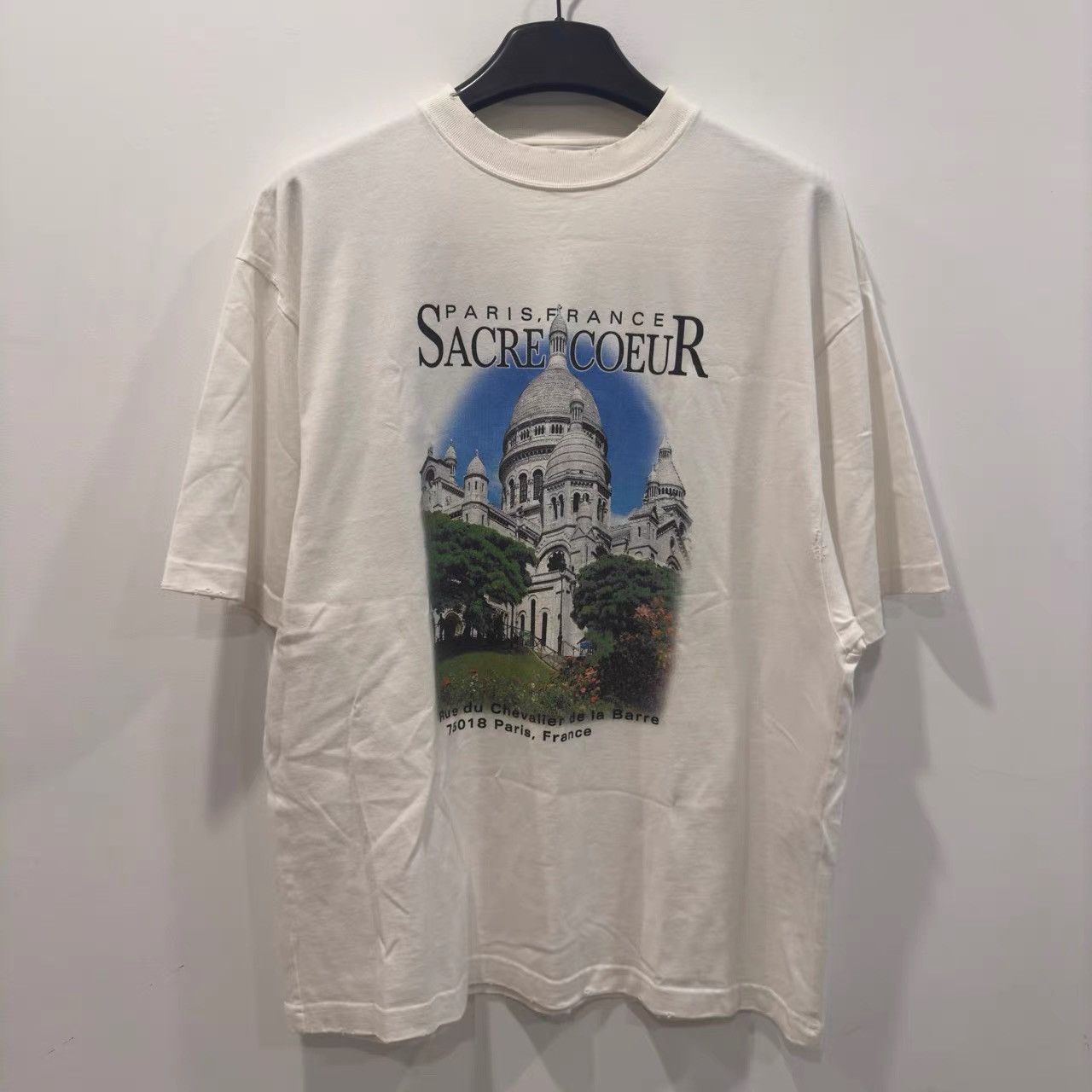 Balenciaga Balenciaga White Castle Short Sleeve K28 Size US XXS / EU 40 - 1 Thumbnail