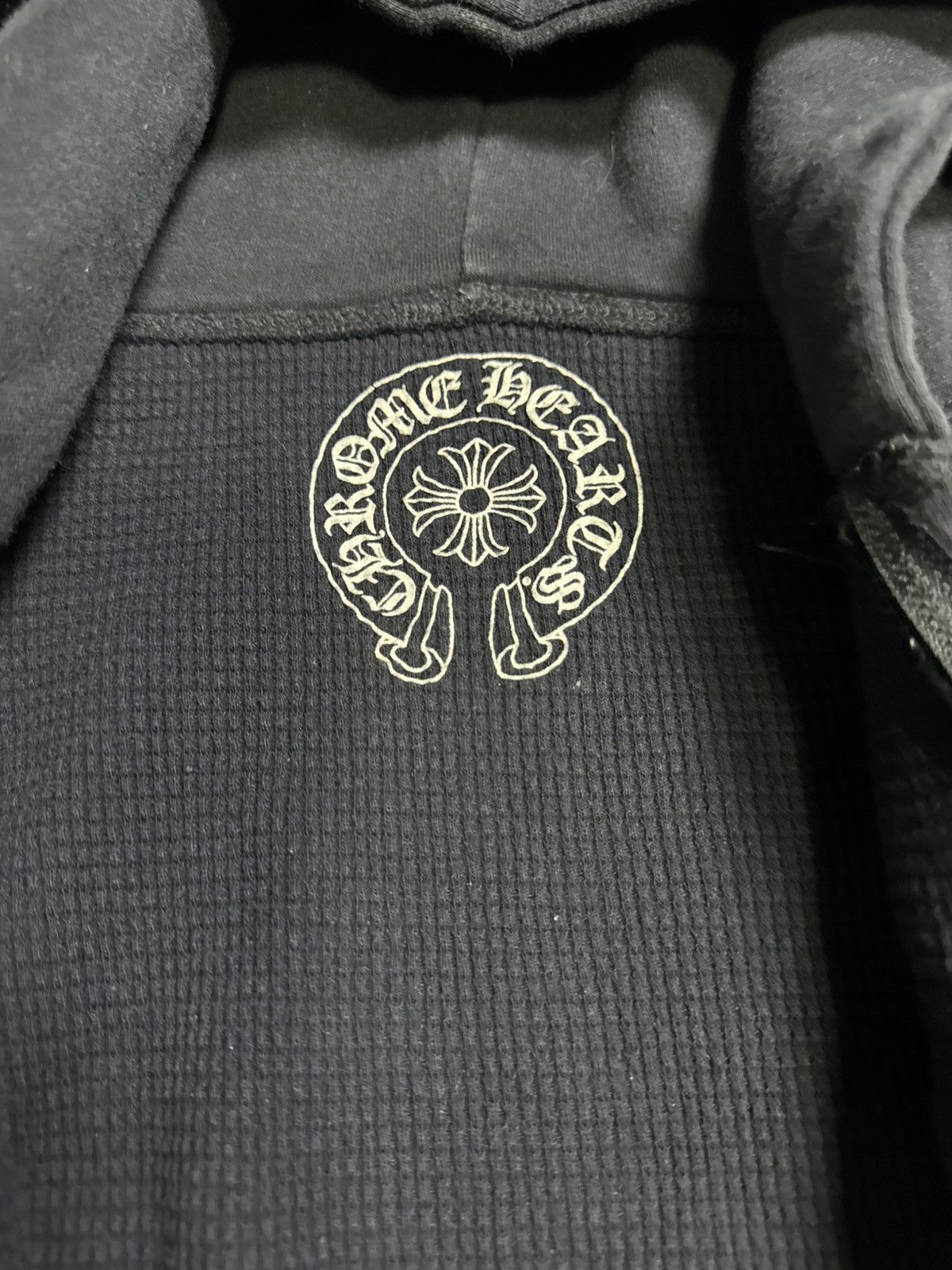 Chrome Hearts THRASHED! CROSS PLUS THERMAL HOODIE Size US S / EU 44-46 / 1 - 10 Thumbnail
