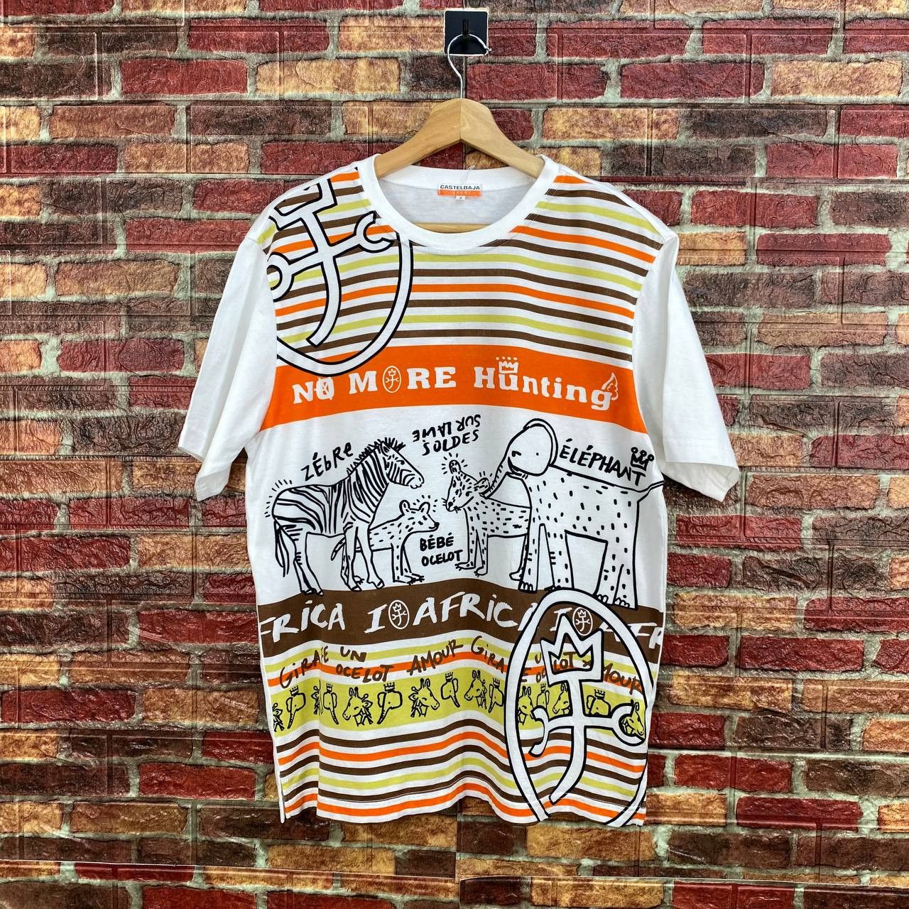 Jean Charles De Castelbajac VINTAGE Castebajac Sport Save animals no more hunting Size US L / EU 52-54 / 3 - 1 Thumbnail