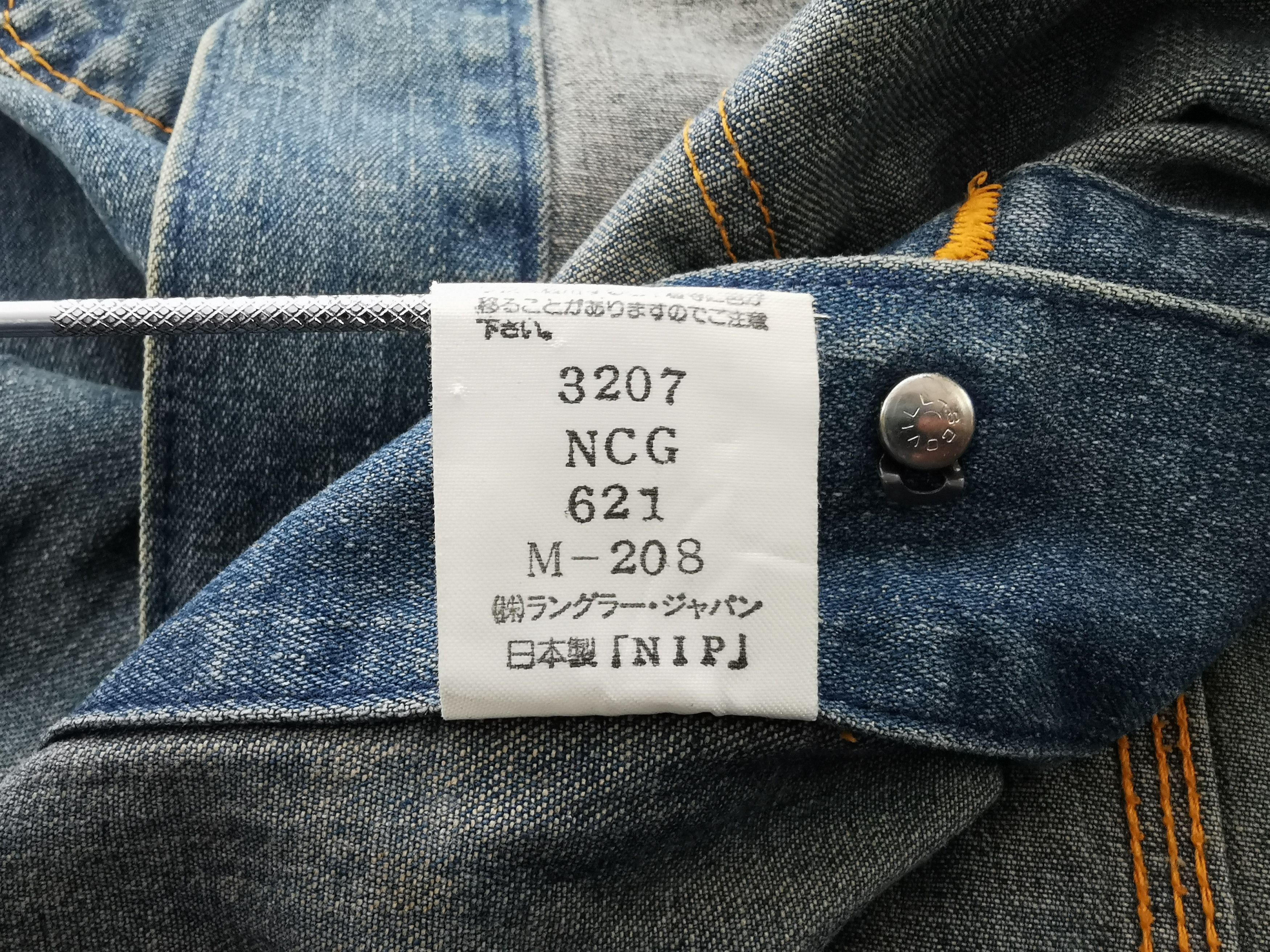 Wrangler Vintage 90s Wrangler Blue Bell Denim Jacket Made In Japan Size US L / EU 52-54 / 3 - 9 Thumbnail