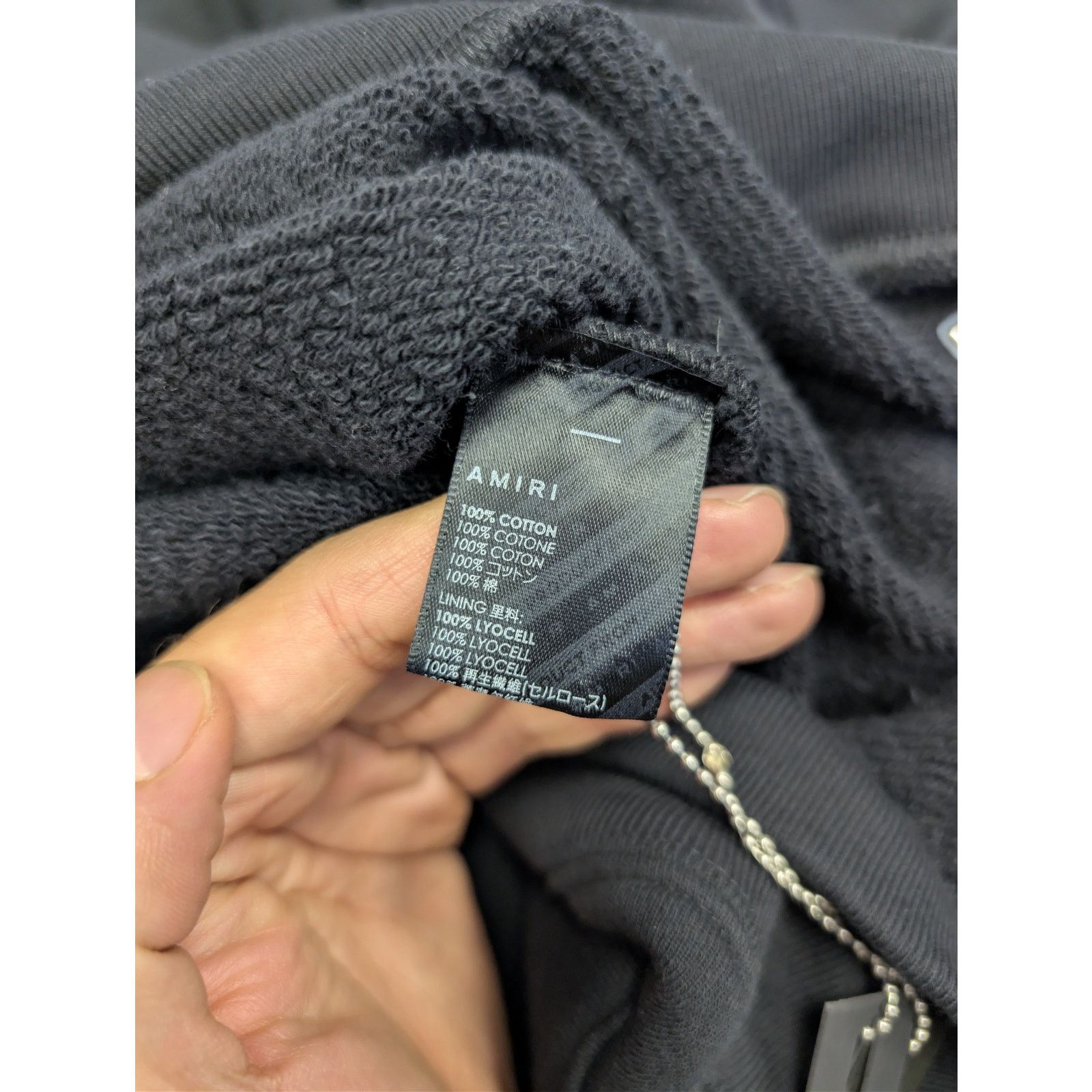 Amiri o1rshd1 Q:2 / Snake Hoodie in Black/Blue Size US M / EU 48-50 / 2 - 18 Thumbnail
