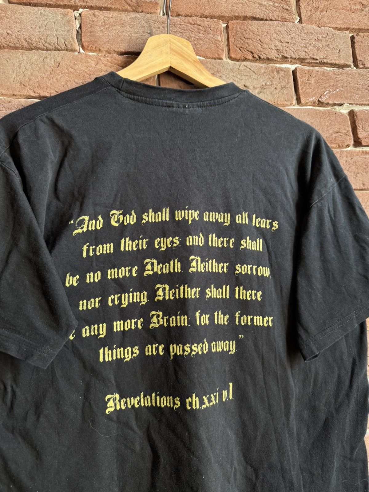 Band Tees Vintage 00s Iron Maiden Piece Of Mind Washed Metal Band Tee Size US L / EU 52-54 / 3 - 5 Thumbnail
