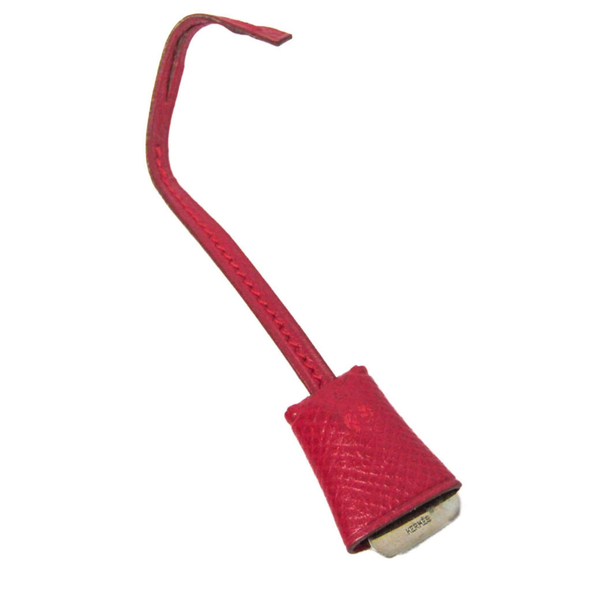 Hermes Hermes Mini Crochet Bag Charm Keyring (Silver,Red Color) Size ONE SIZE - 1 Thumbnail