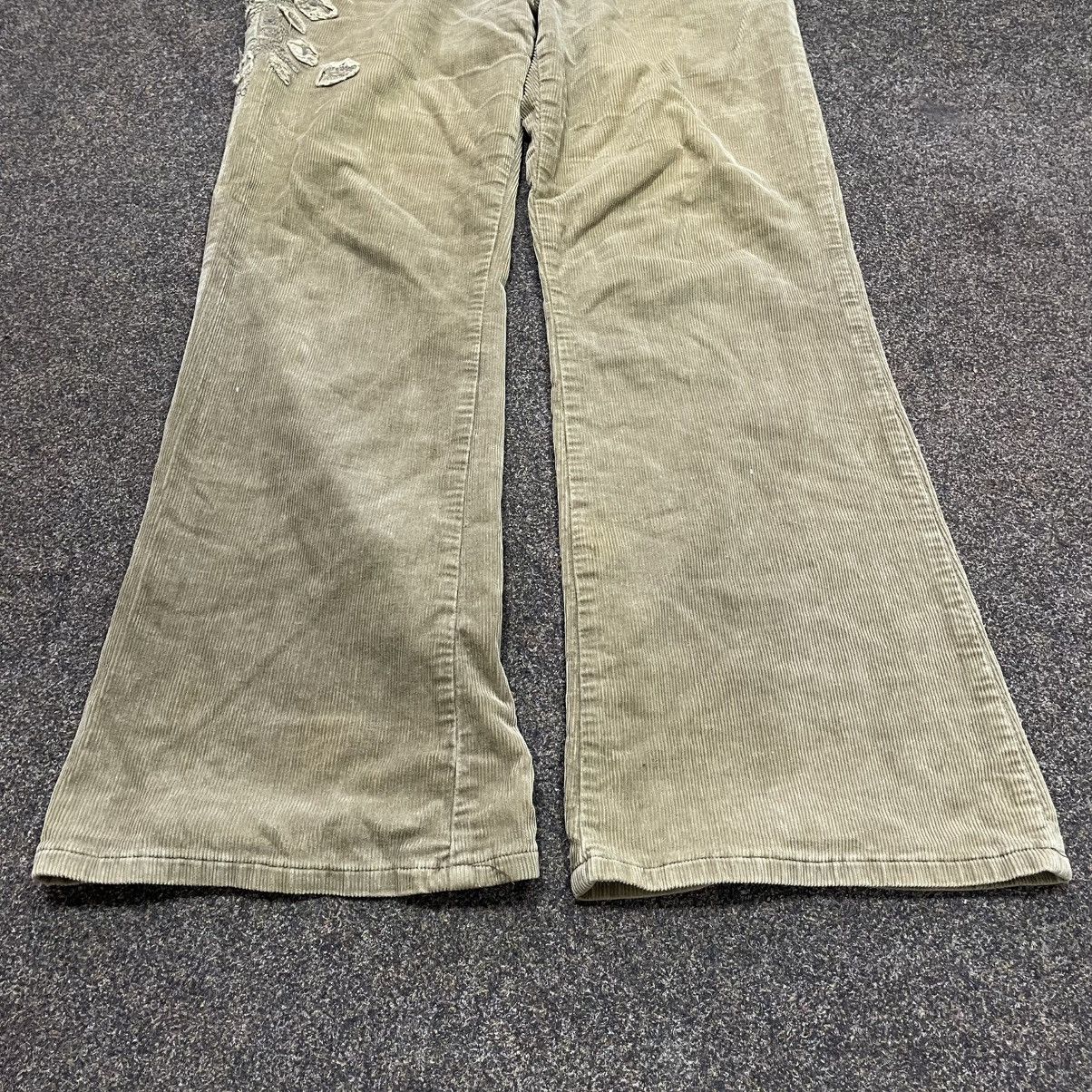 Vintage vintage corduroy pants bootcut jeans Y2K flared Size 30" / US 8 / IT 44 - 5 Thumbnail