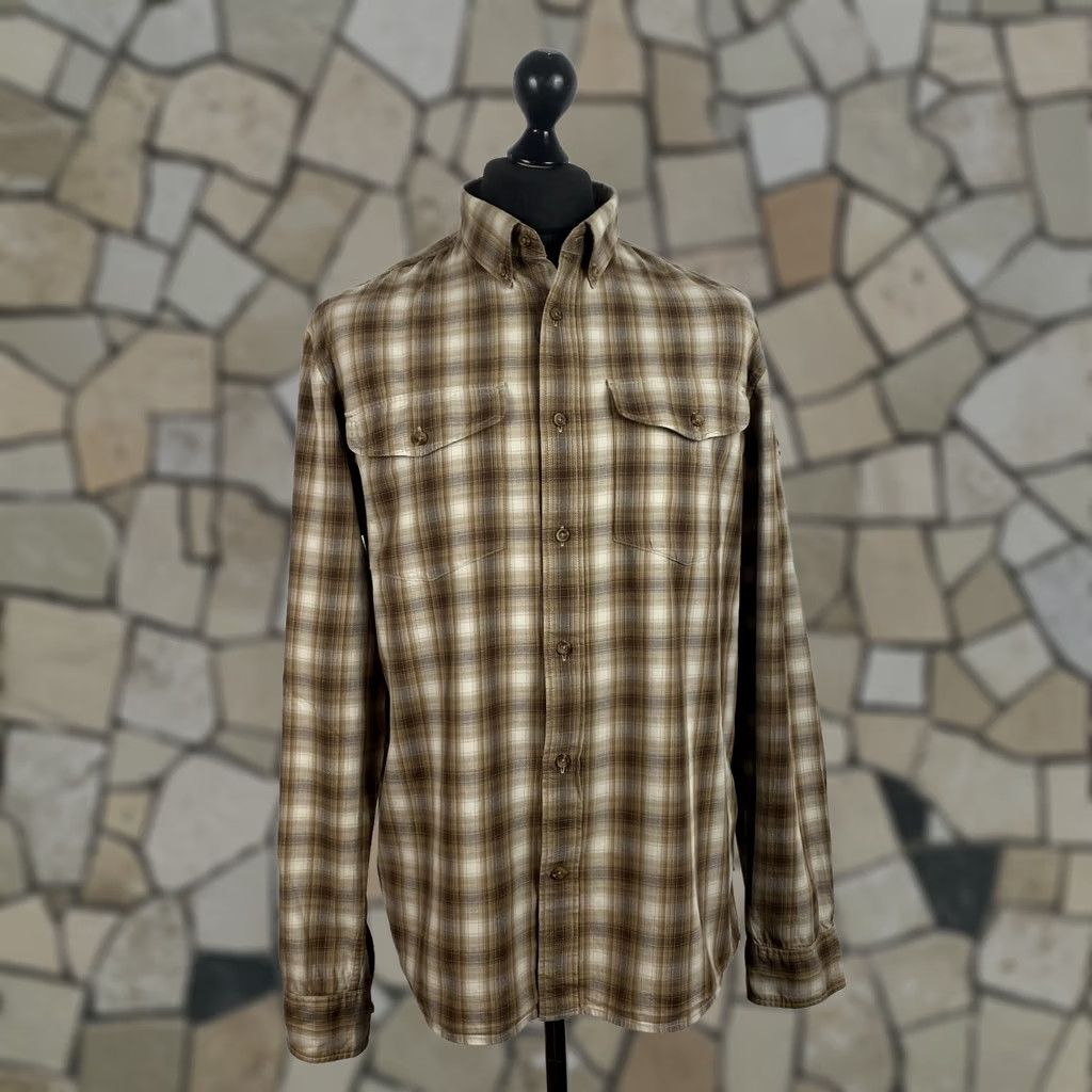 Vintage Fjallraven Sarek Mens Brown Plaid Outdoor Hiking Shirt XL Regular Fit Shirt Mens XL Brown Plaid Outdoor Hiking Shirt Size US XL / EU 56 / 4 - 1 Thumbnail