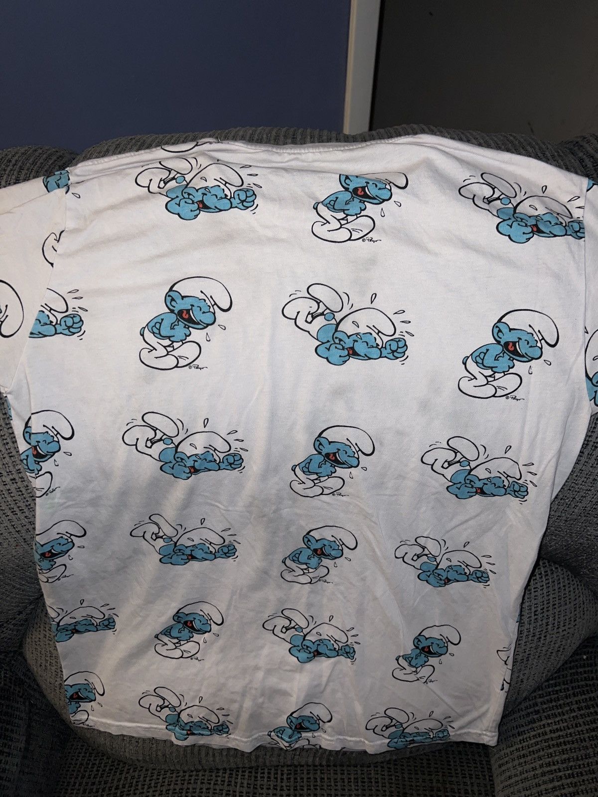 Hypebeast The Smurfs Smurf All-Over Tee Size US L / EU 52-54 / 3 - 4 Thumbnail