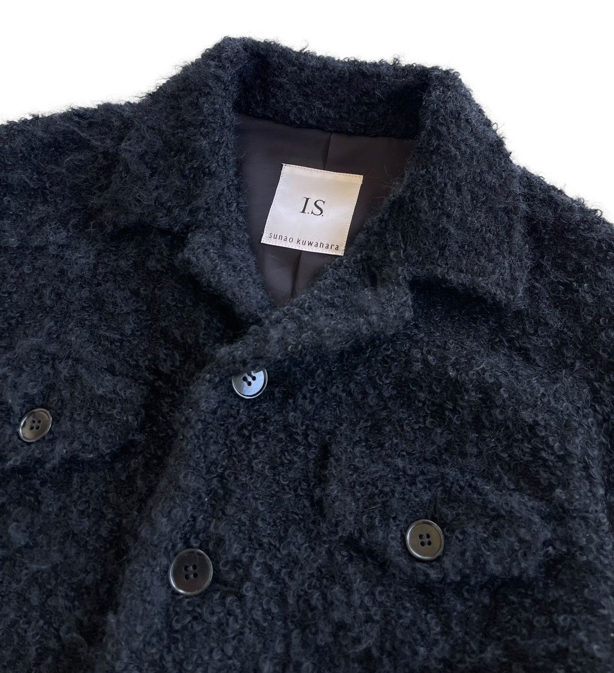 Issey Miyake Sunaokuwahara Wool Teddy Jacket Size M / US 6-8 / IT 42-44 - 3 Thumbnail