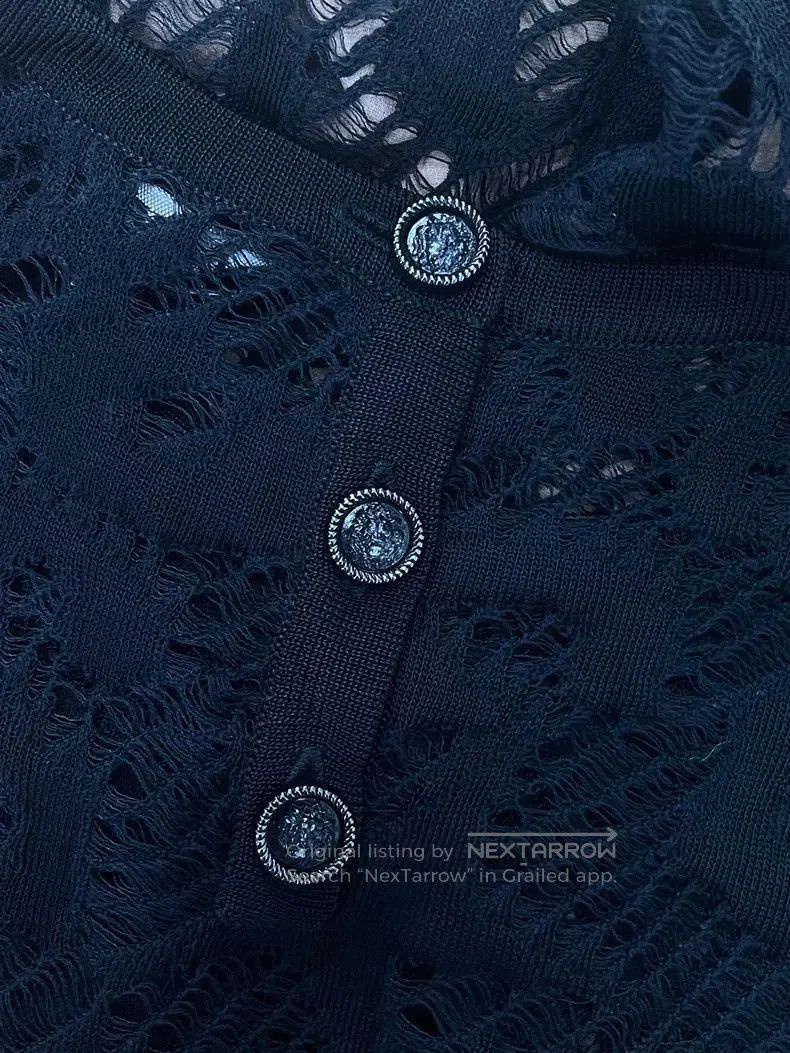 Chanel Chanel 22P Black Lace Sleeveless Dress. Size US M / EU 48-50 / 2 - 3 Thumbnail