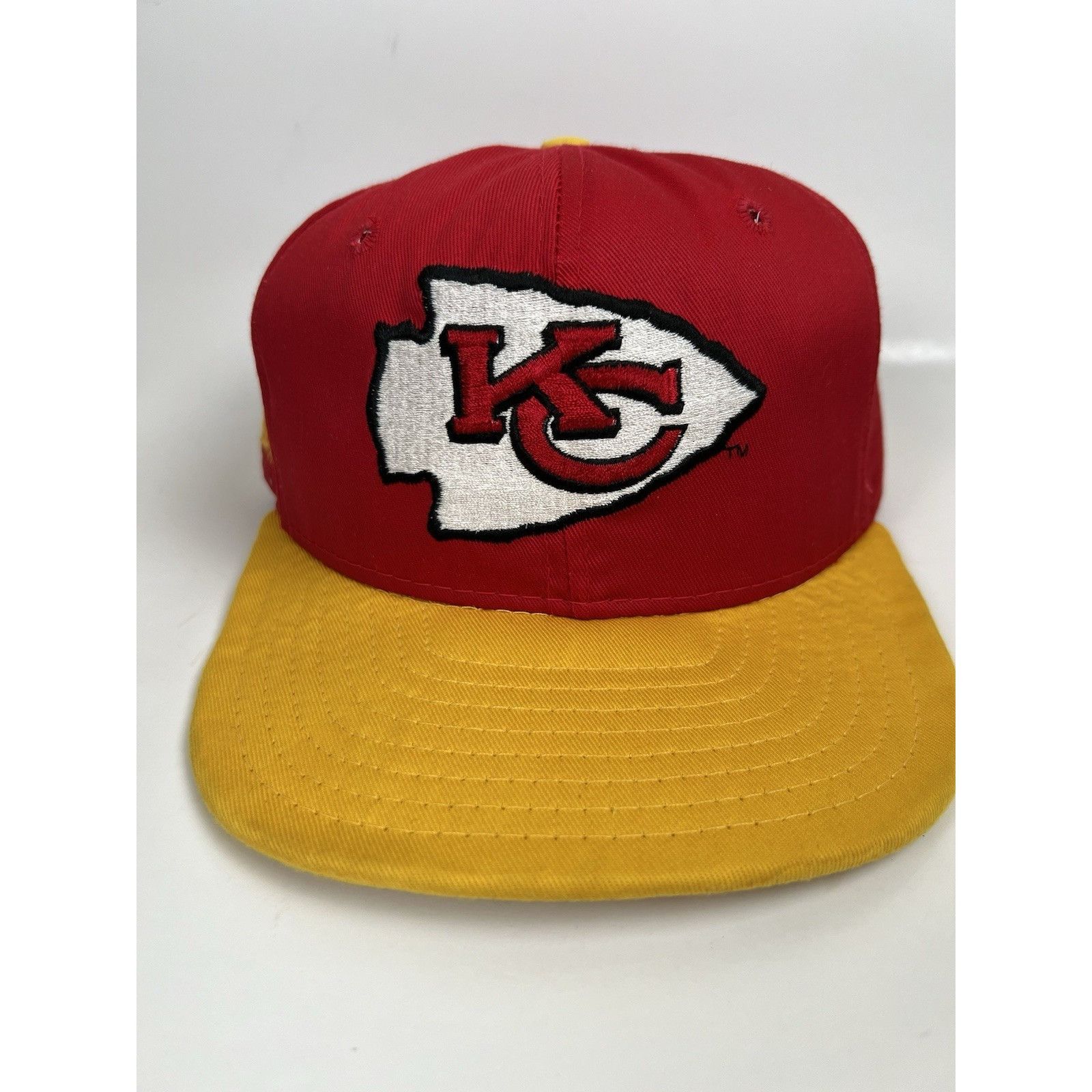 Vintage Vintage Kansas City Chiefs Snapback Hat Cap AJD 90s Made In Size ONE SIZE - 2 Thumbnail
