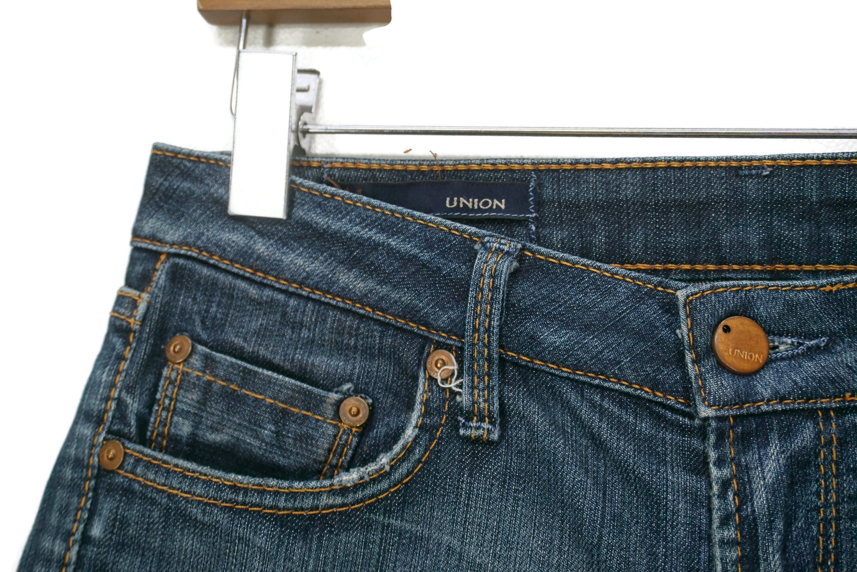Union LA Vintage UNION Jeans W30xL30 Low-Rise Bootcut Flared Denim Size 26" / US 2 / IT 38 - 4 Thumbnail