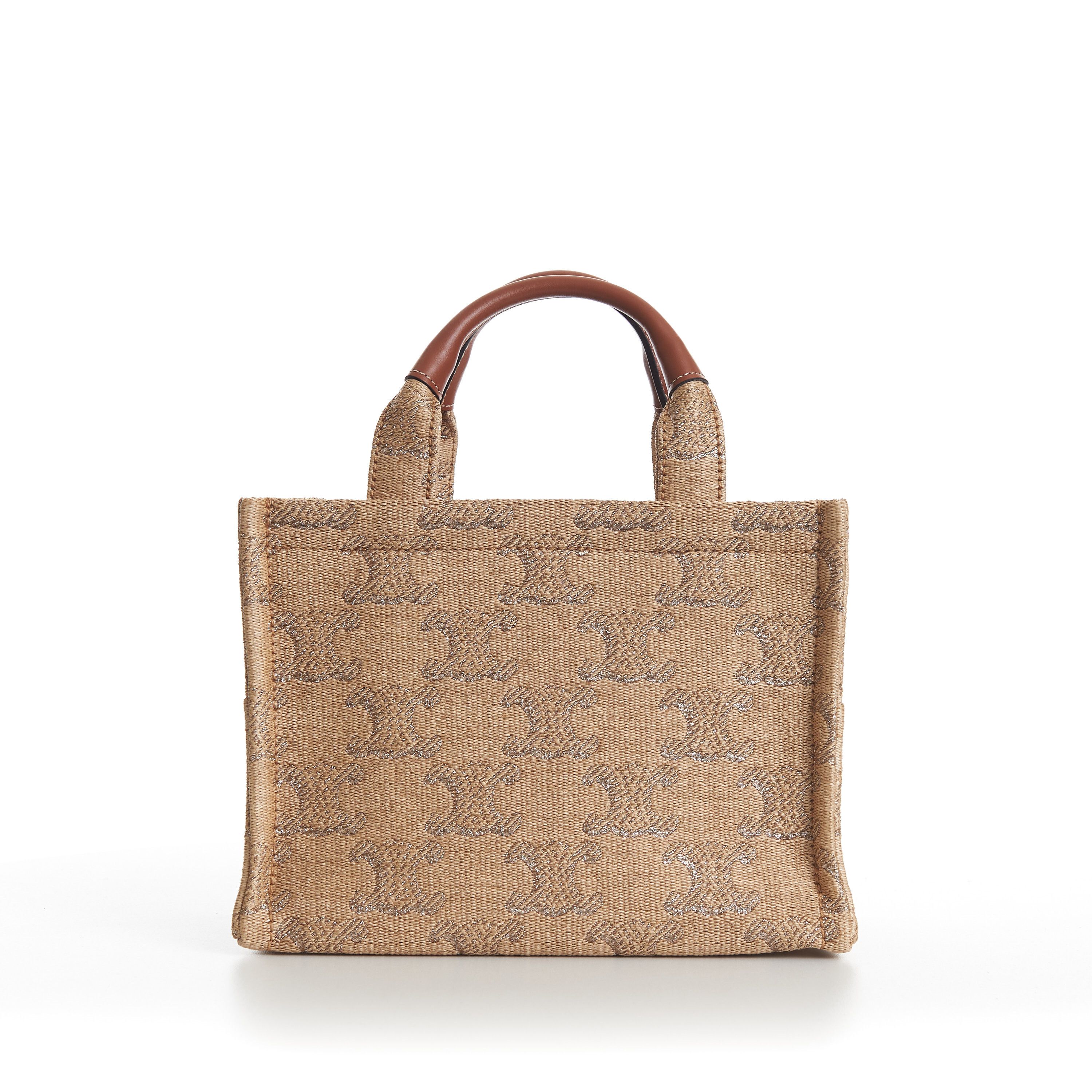 Celine Small Cabas Thais In Raffia Effect Textile Size ONE SIZE - 8 Thumbnail