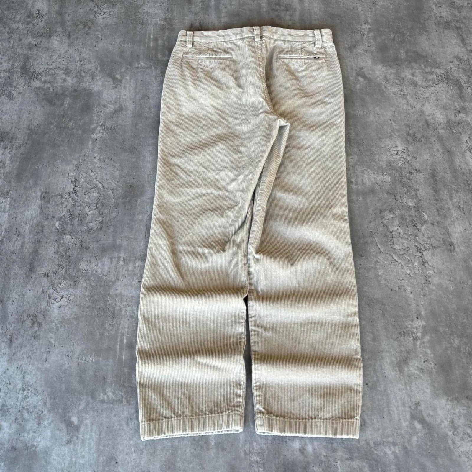 Nautica × Vintage Nautica Cream Essential Thick Corduroy Dress Pants Size US 34 / EU 50 - 2 Thumbnail