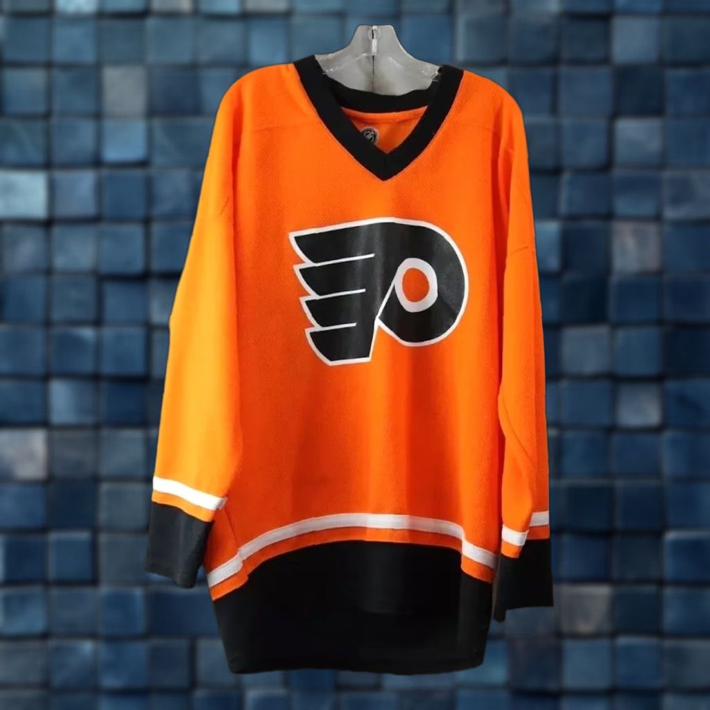 NHL Men's NHL Philadelphia Flyers Claude Giroux #28 Hockey Jersey Size L Orange Size US L / EU 52-54 / 3 - 1 Thumbnail