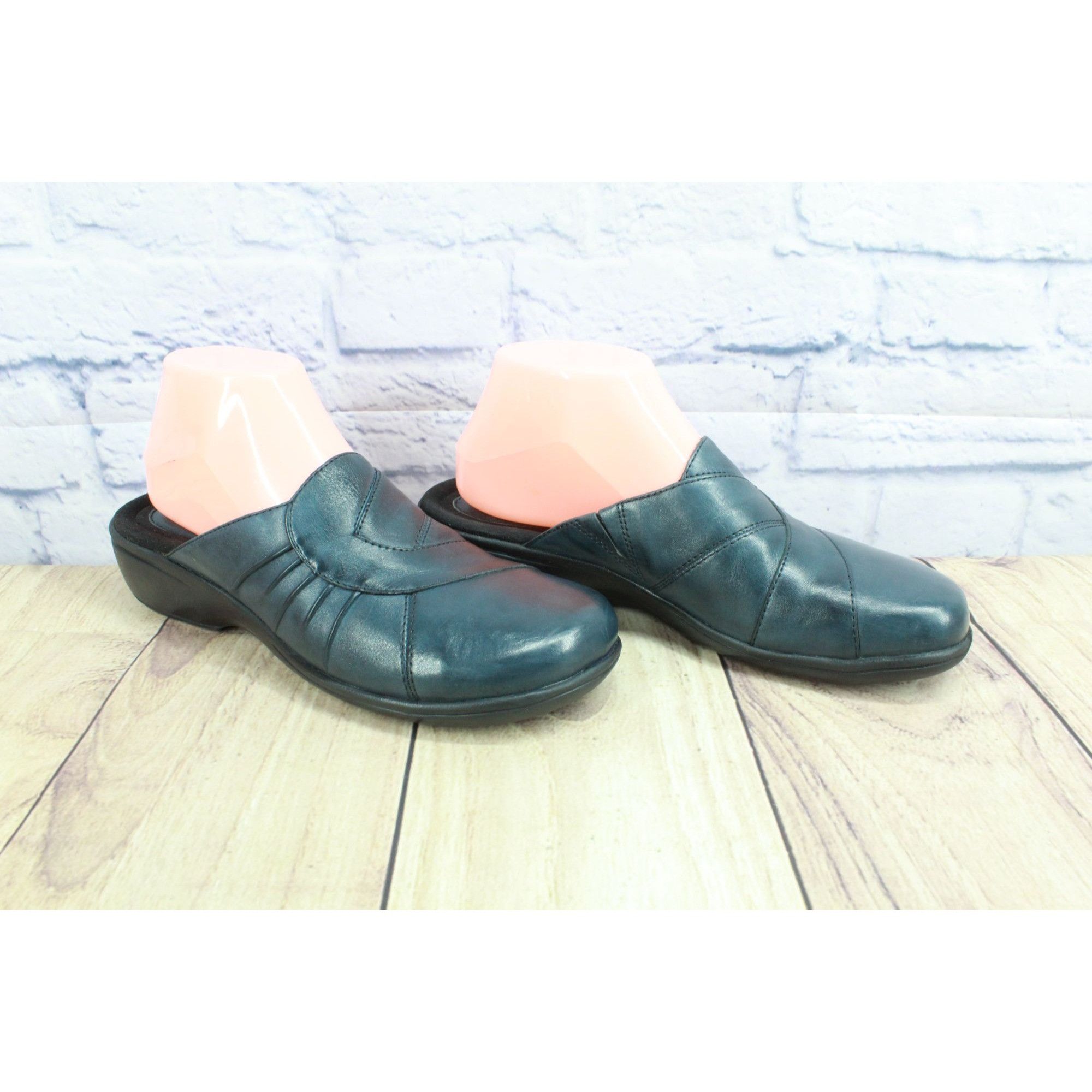 Clarks Clarks Artisan Pleated Leather Slip On Comfort Casual Mules Size US 9 / IT 39 - 3 Thumbnail