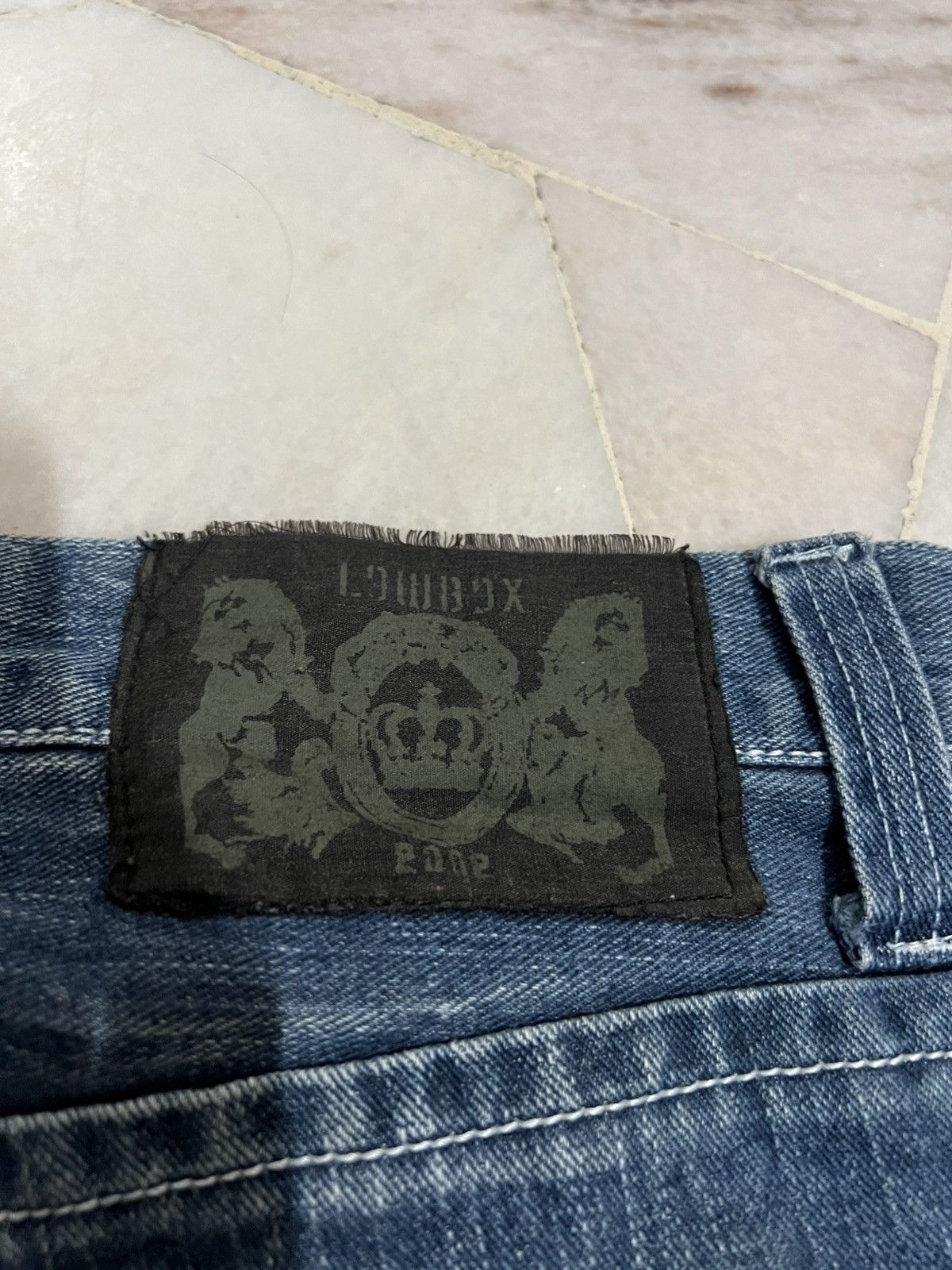If Six Was Nine × Japanese Brand × Seditionaries 🌈90’s style Lowbox Washed Honeycomb Punk Jean Size US 30 / EU 46 - 14 Thumbnail