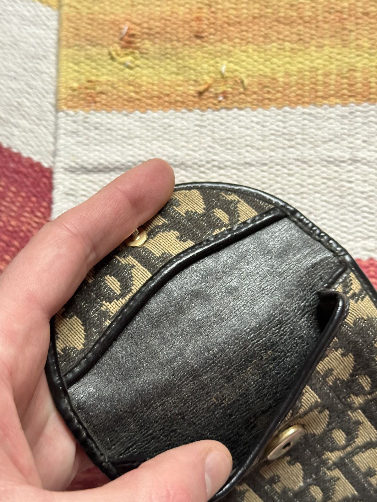 Dior Vintage 80’s Christian Dior Monogram Leather Glasses Case Size ONE SIZE - 6 Thumbnail