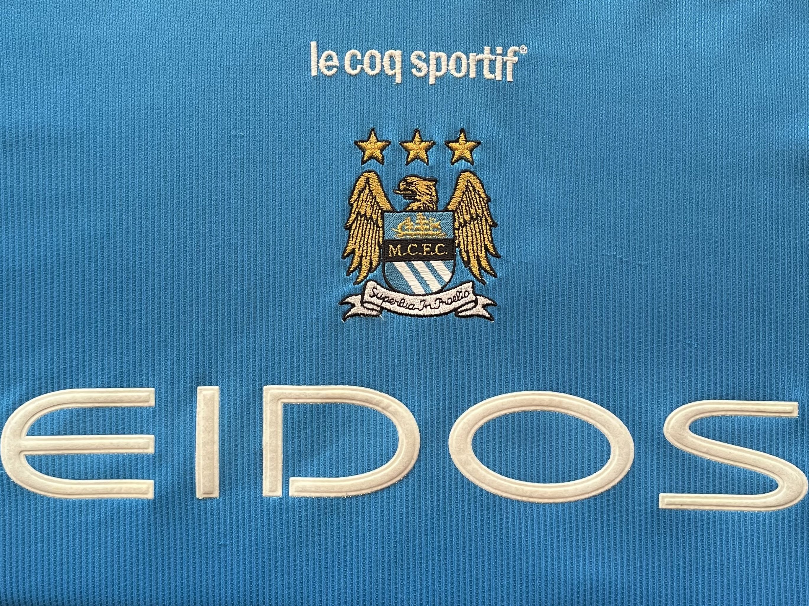 Le Coq Sportif Vintage Manchester City Le Coq Sportif Home Jersey 1999/2001 Size US XL / EU 56 / 4 - 9 Thumbnail