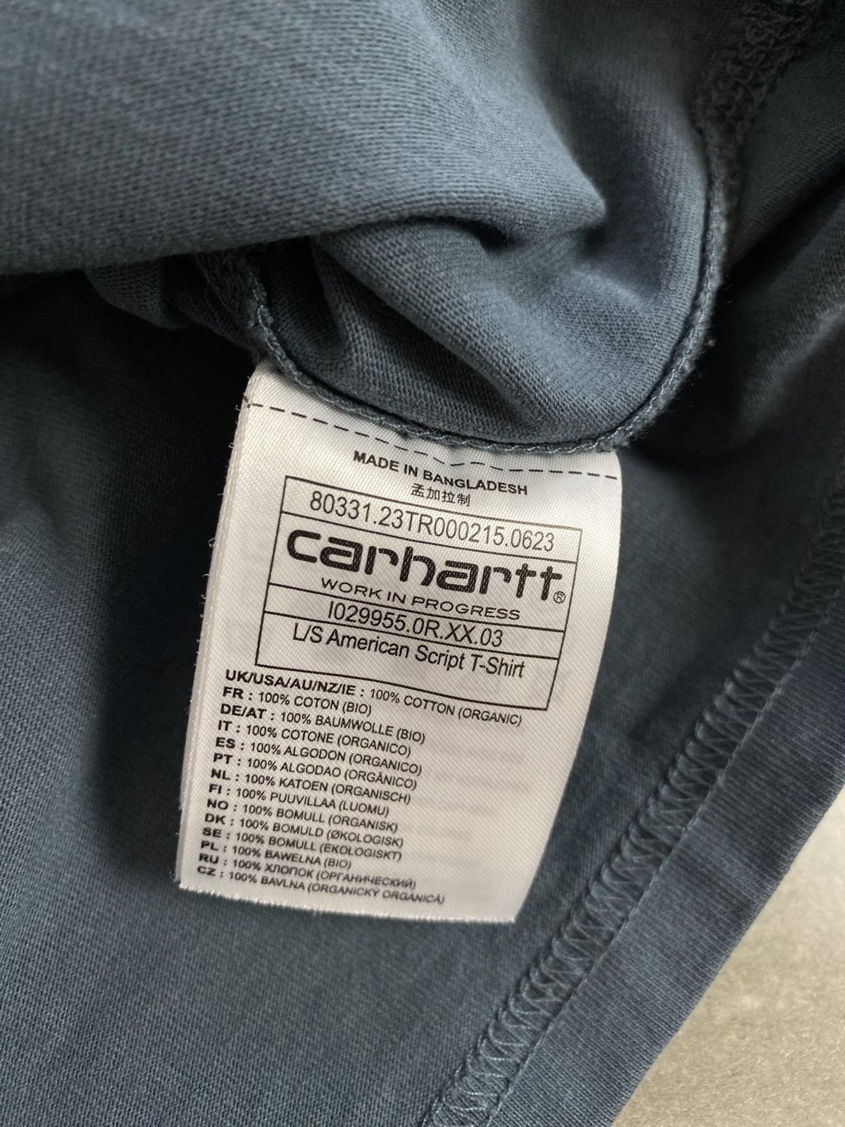 Carhartt CARHARTT L/S AMERICAN SCRIPT TEE size S Size US S / EU 44-46 / 1 - 5 Thumbnail
