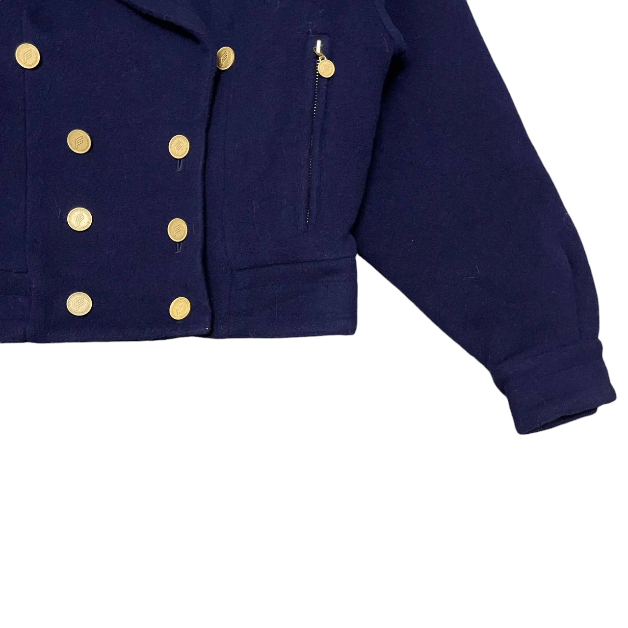 Other Vintage Flint Lock Blue Grass Gold Button Wool Coat Size US M / EU 48-50 / 2 - 4 Thumbnail