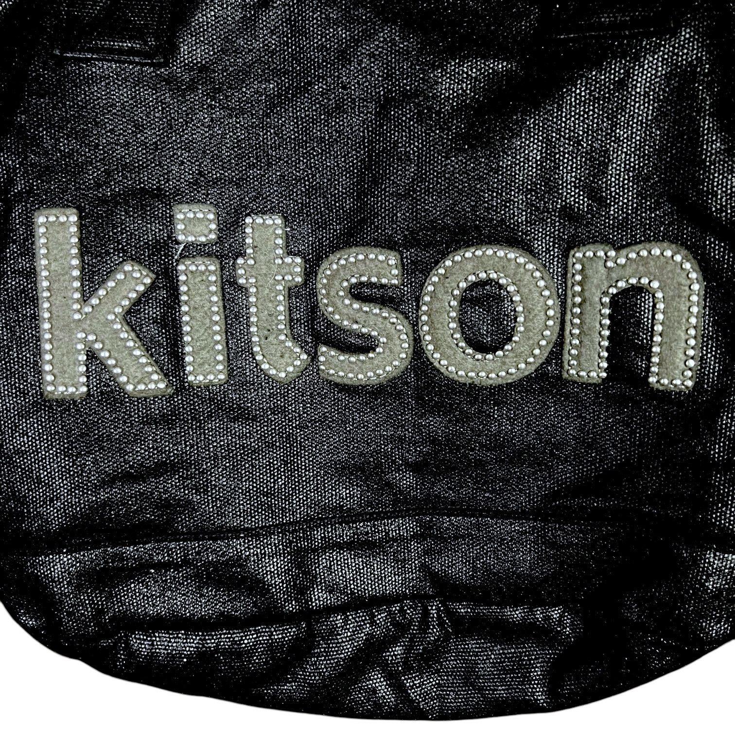 Kiton Kitson Los Angeles Beverly Hills Shiny Black Zipper Tote Size ONE SIZE - 2 Thumbnail