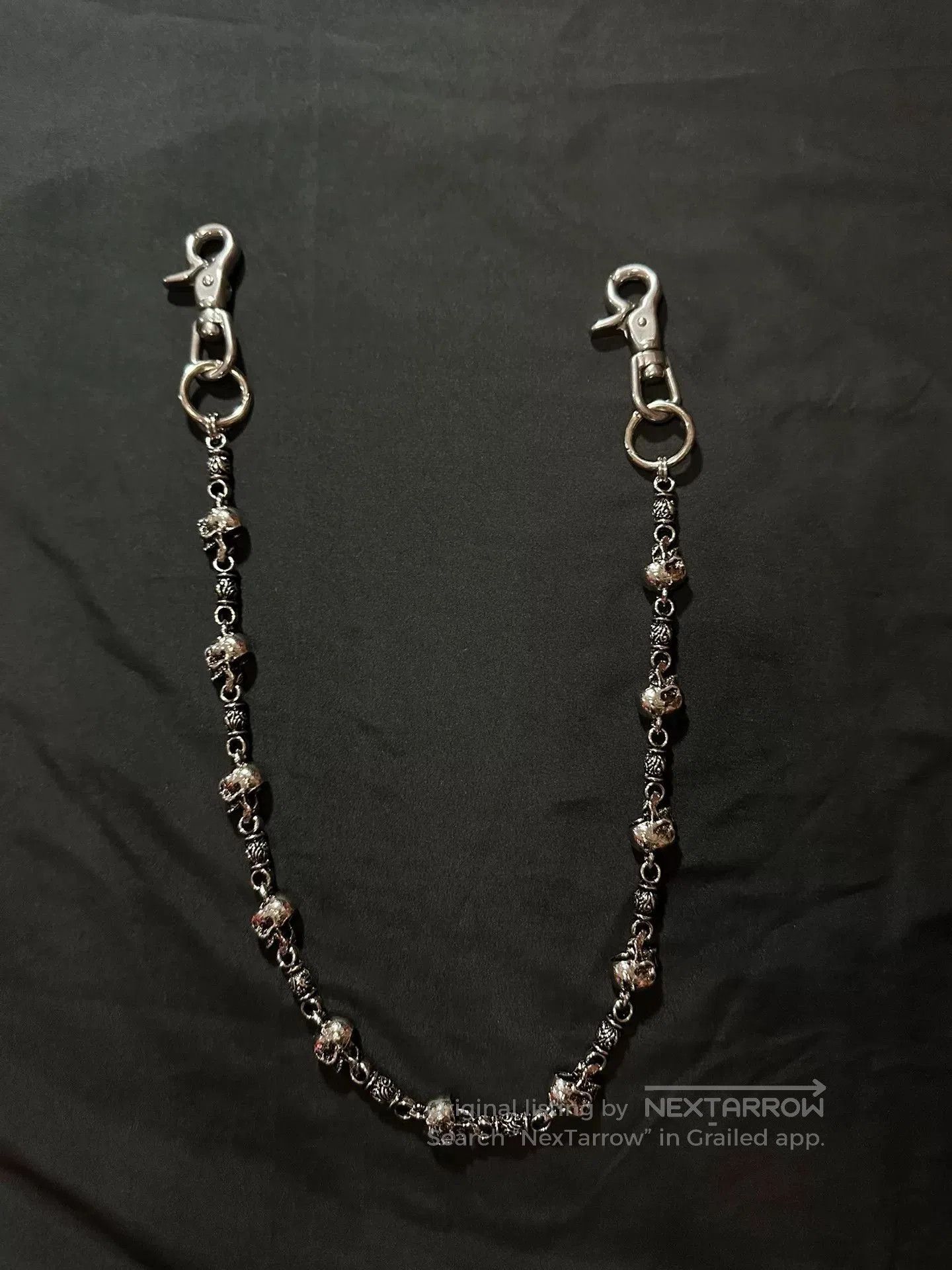 Vintage vintage 90s skeleton wallet chain. Size ONE SIZE - 1 Thumbnail