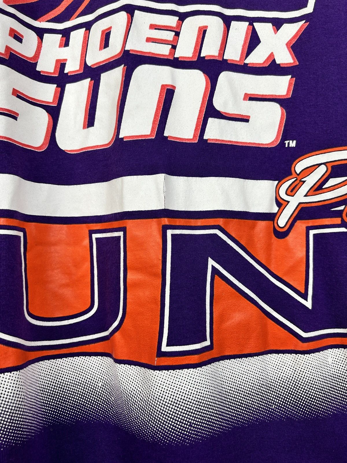 NBA 90s Salem Sportswear Phoenix Suns NBA AOP T-Shirt Purple XL Size US XL / EU 56 / 4 - 4 Thumbnail