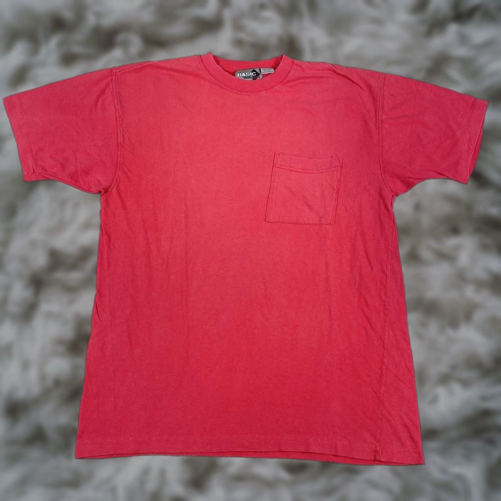 Vintage VINTAGE 90's Basic Gear T-Shirt Mens Small Red Pocket Oversized Y2K Skate Grunge Tee Size US S / EU 44-46 / 1 - 1 Thumbnail