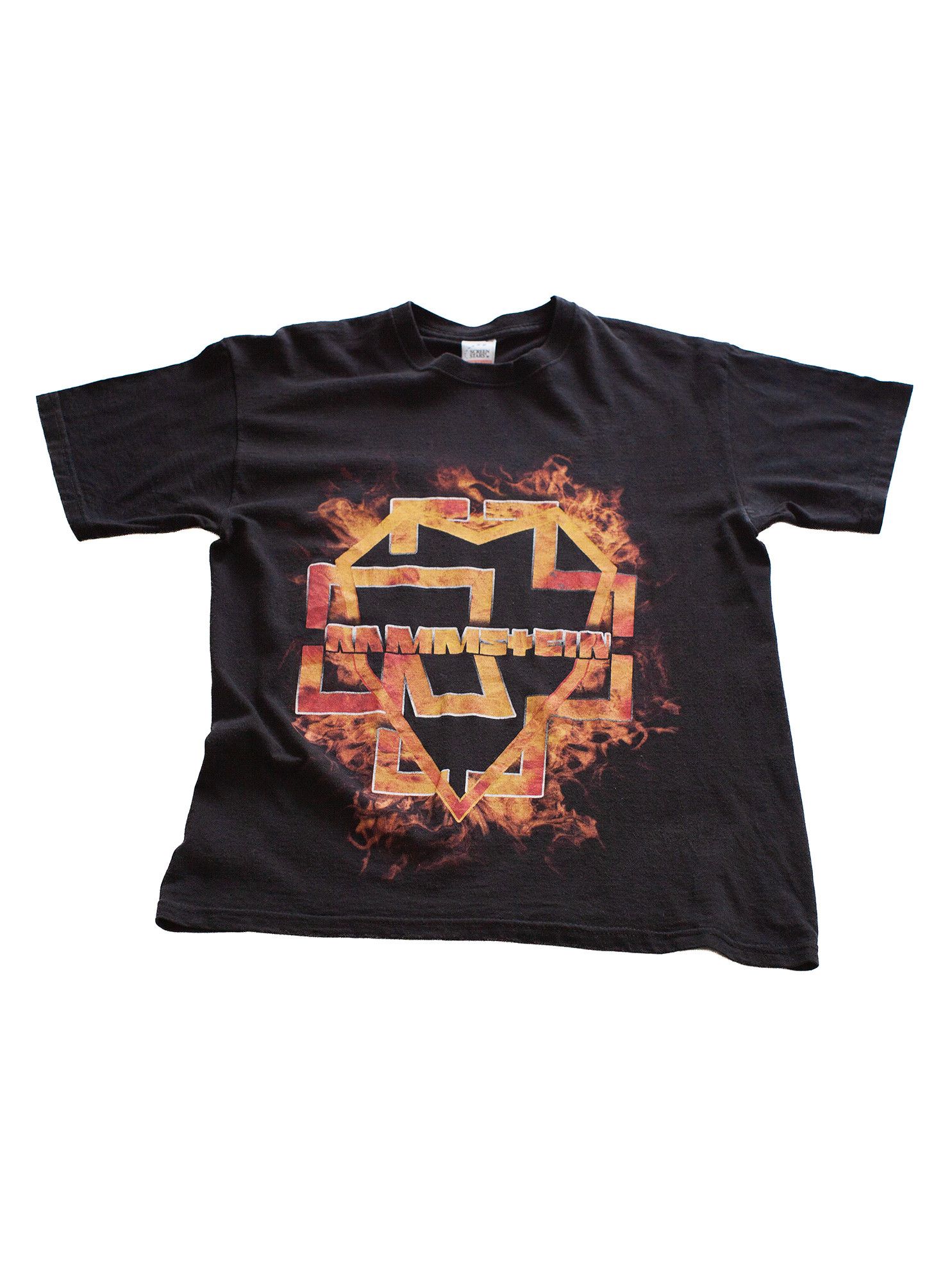 Band Tees Vintage 00s Rammstein Industrial Metal Band Promo T-Shirt Size US M / EU 48-50 / 2 - 1 Thumbnail