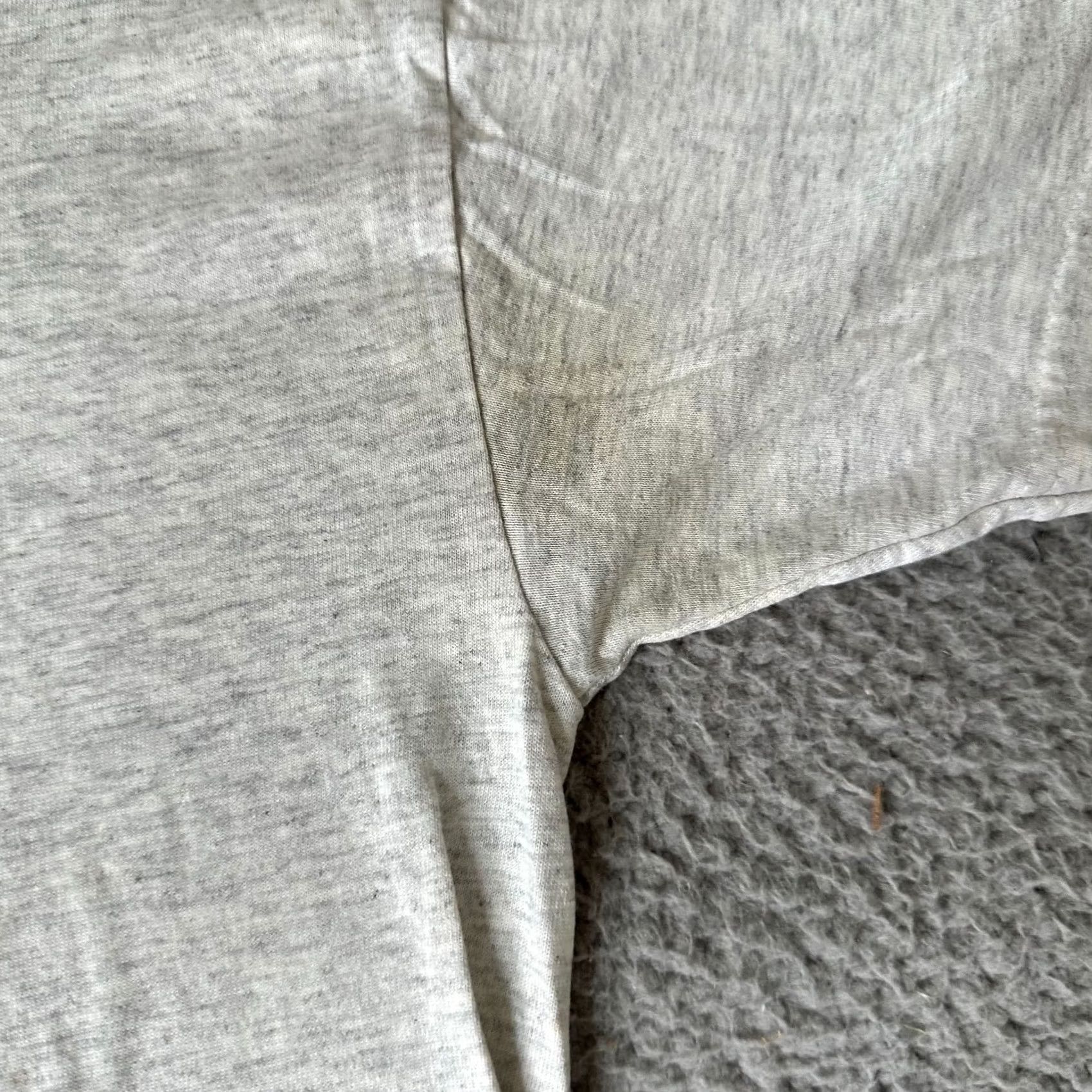 Hanes VINTAGE Hanes Track & Field Shirt Mens M Gray 90s Iowa Short Sleeve Crew Neck 80s 90s Classic School Football Mens Size US M / EU 48-50 / 2 - 4 Thumbnail