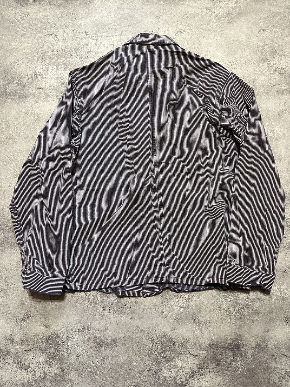 Vintage VINTAGE Marsum Hickory Stripe Chore Coat Work Jacket Size US M / EU 48-50 / 2 - 3 Thumbnail