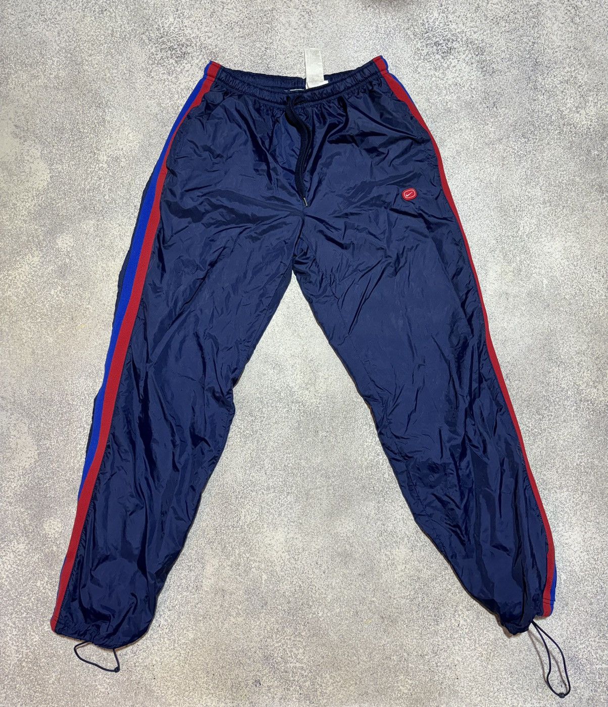 Nike × Vintage 00s Nike Vintage Drill Pants Small Logo Y2K Size US 38 / EU 54 - 2 Thumbnail