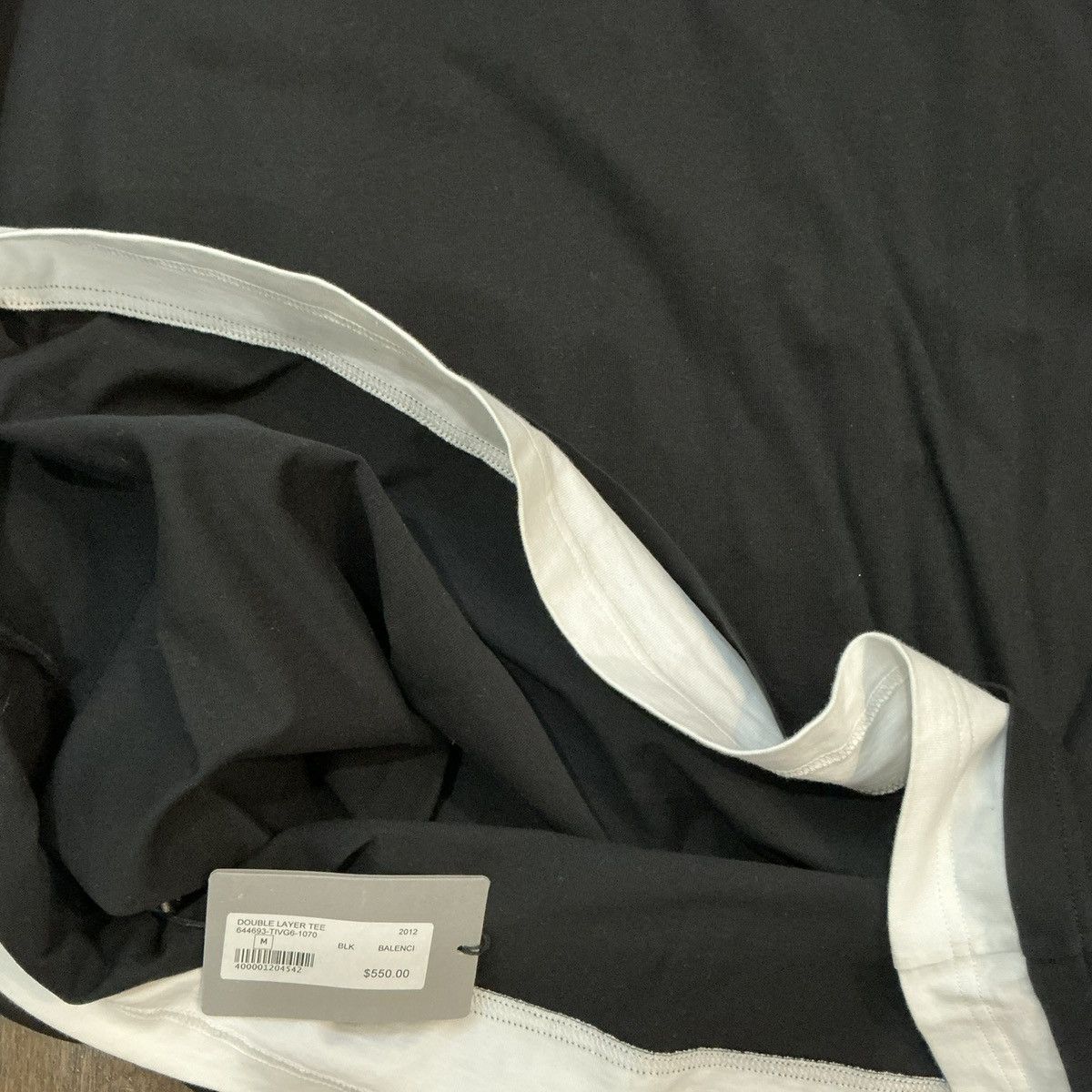 Balenciaga Balenciaga Double Layer T-shirt Size US M / EU 48-50 / 2 - 4 Thumbnail