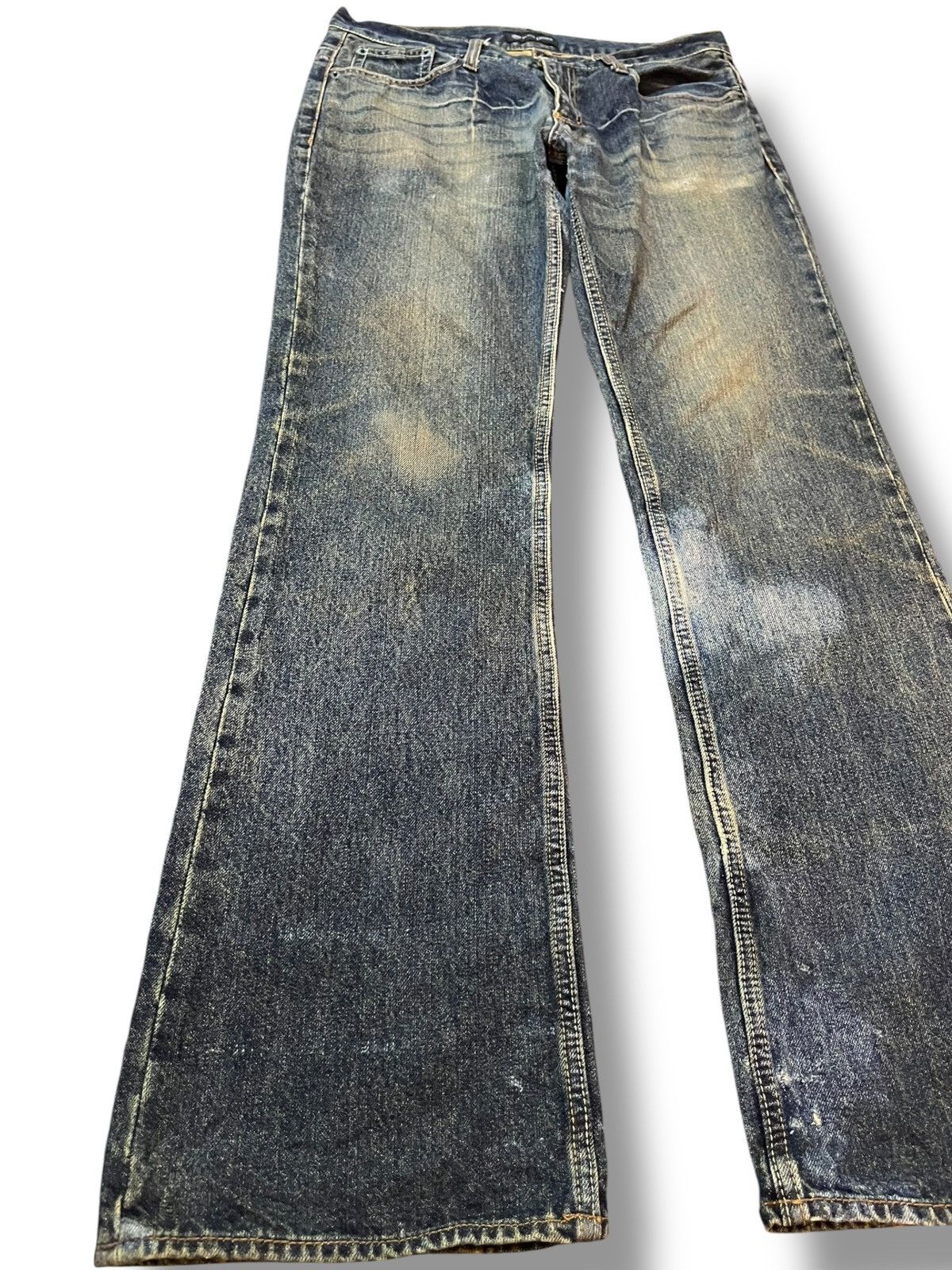 Hysteric Glamour Vintage Root Three Flare Mudwash Honeycomb Denim Size US 32 / EU 48 - 3 Thumbnail