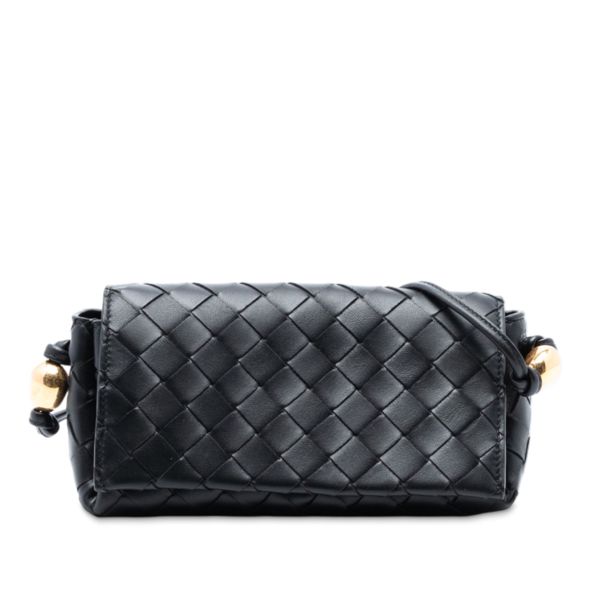 Bottega Veneta Bottega Veneta Nappa Intrecciato Pouch On Strap Crossbody Size ONE SIZE - 1 Thumbnail