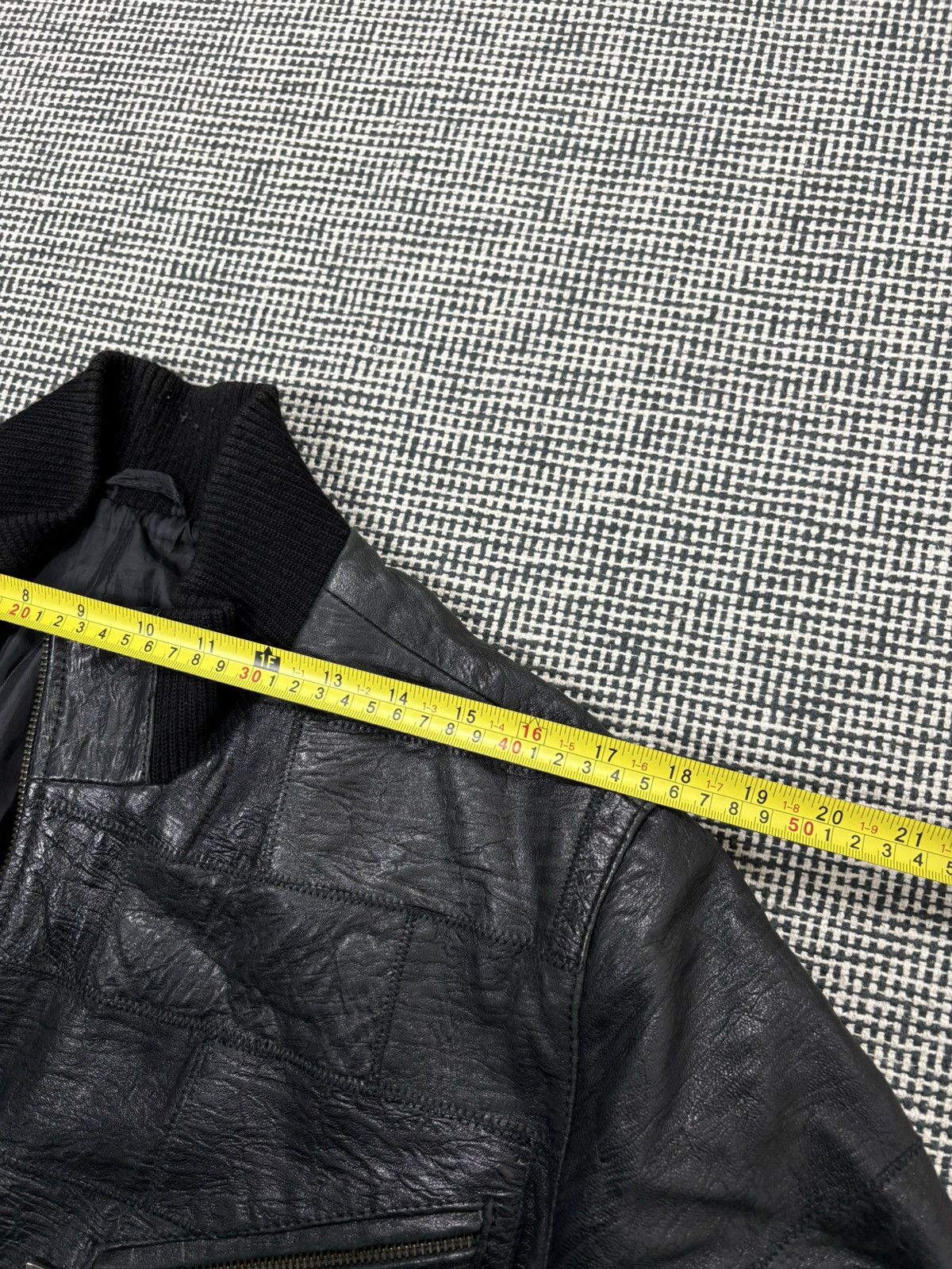 Other Patchwork avant garde leather bomber jacket vintage Size US M / EU 48-50 / 2 - 8 Thumbnail