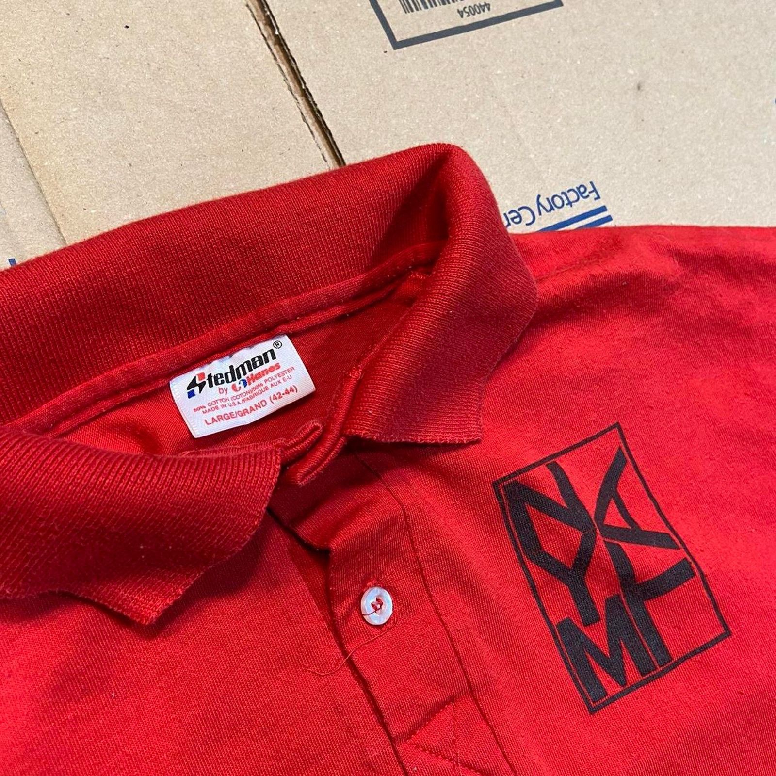 Hanes Red stedman hanes polo shirt Size US XL / EU 56 / 4 - 2 Thumbnail