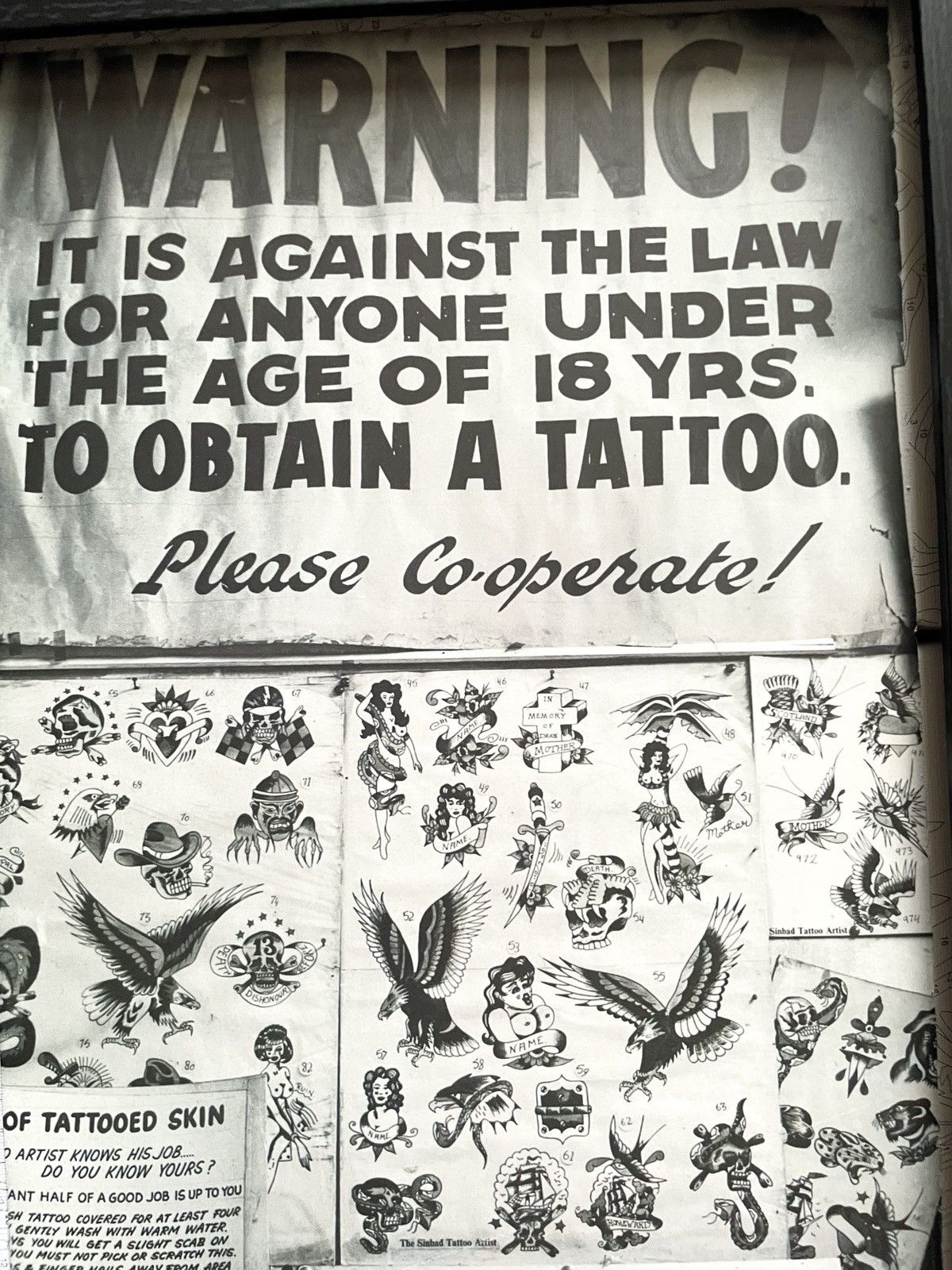 Maison Margiela × Vintage Maison Martin Margiela tattoos photos poster framed 9x12 Size ONE SIZE - 2 Thumbnail