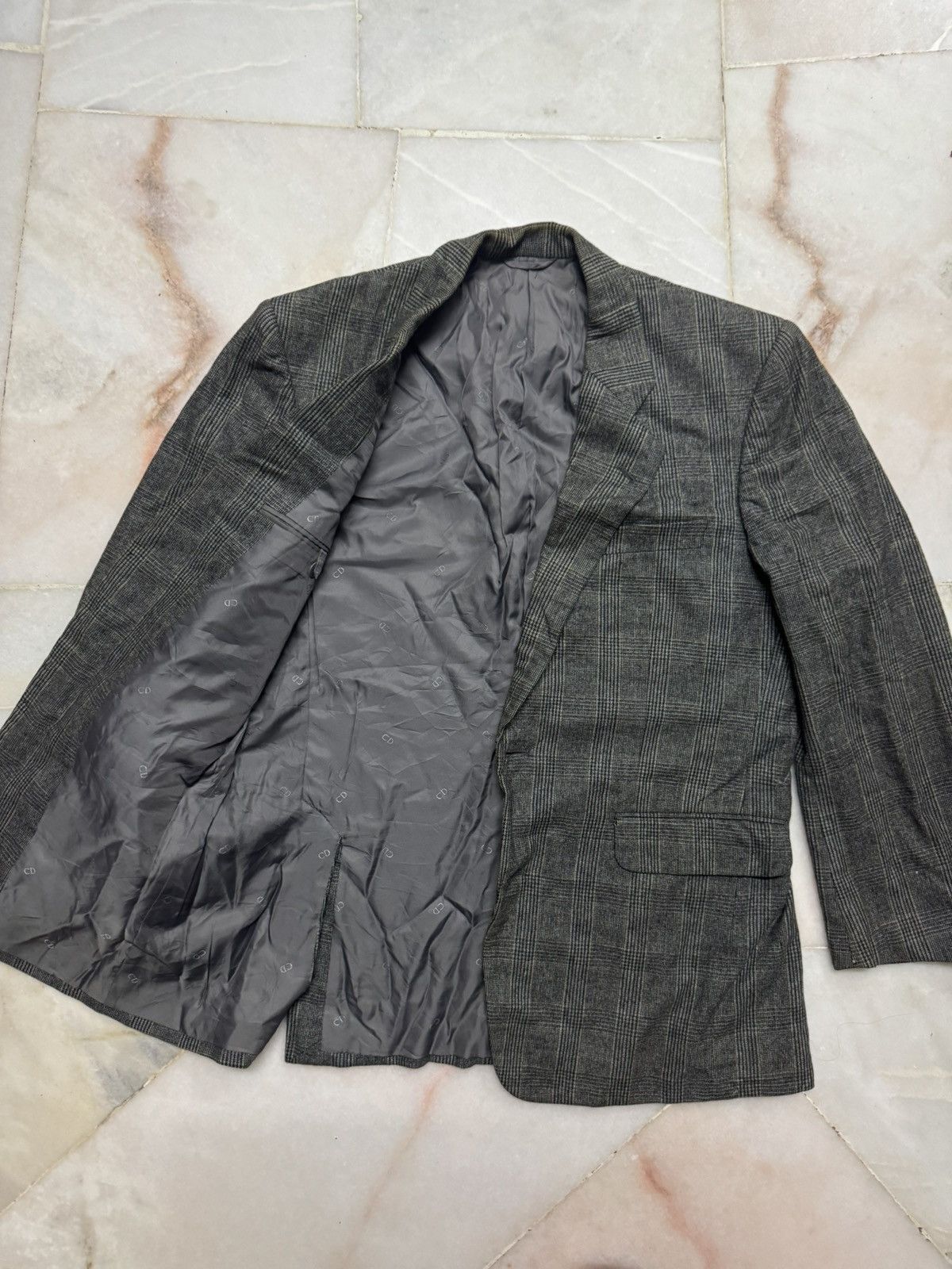 Christian Dior Monsieur BLAZER CHRISTIAN DIOR PRET-A-PORTER PLAID Size 36R - 7 Thumbnail