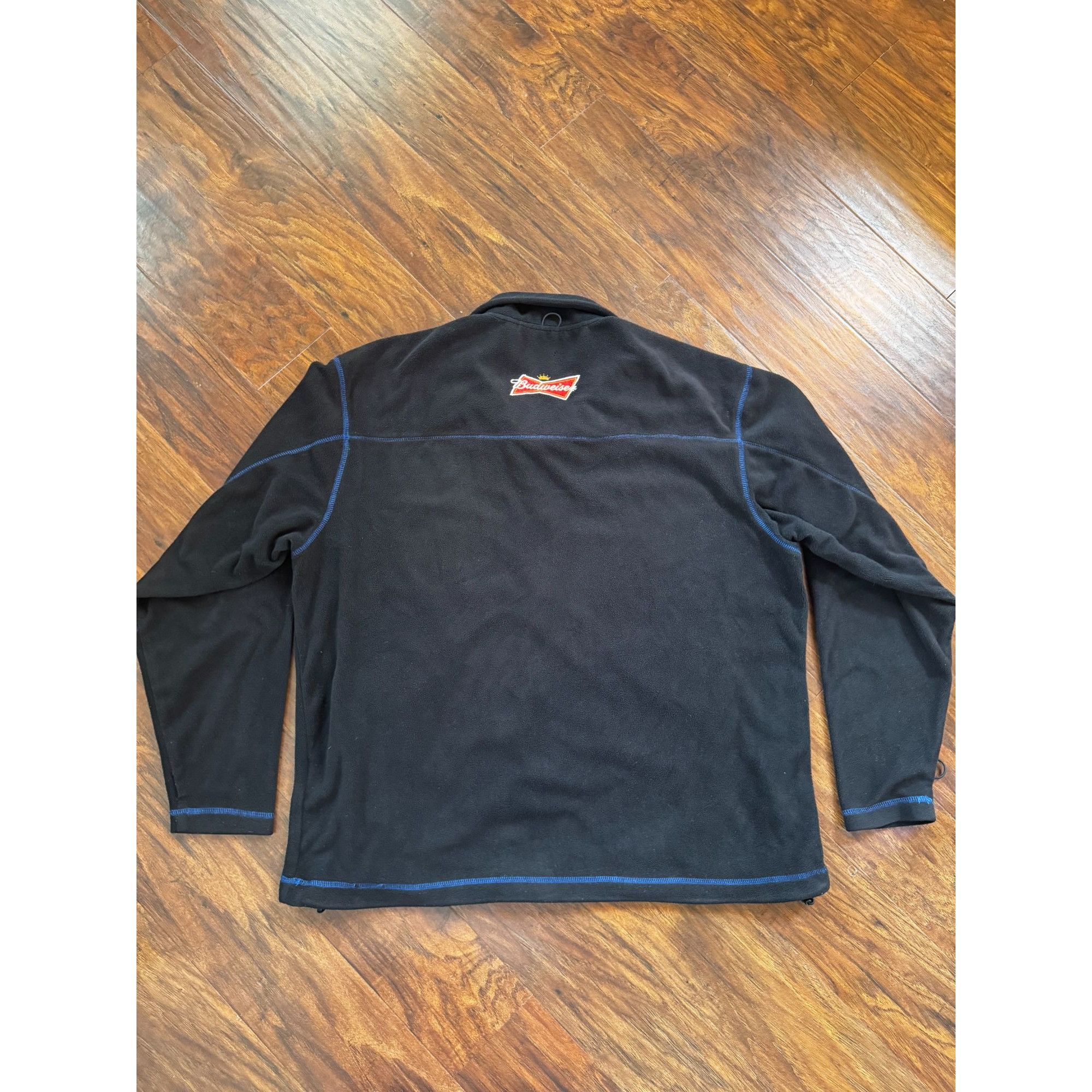 Budweiser Vintage Budweiser Bud Light Fleece Zip up jacket Large embro Size US L / EU 52-54 / 3 - 6 Thumbnail