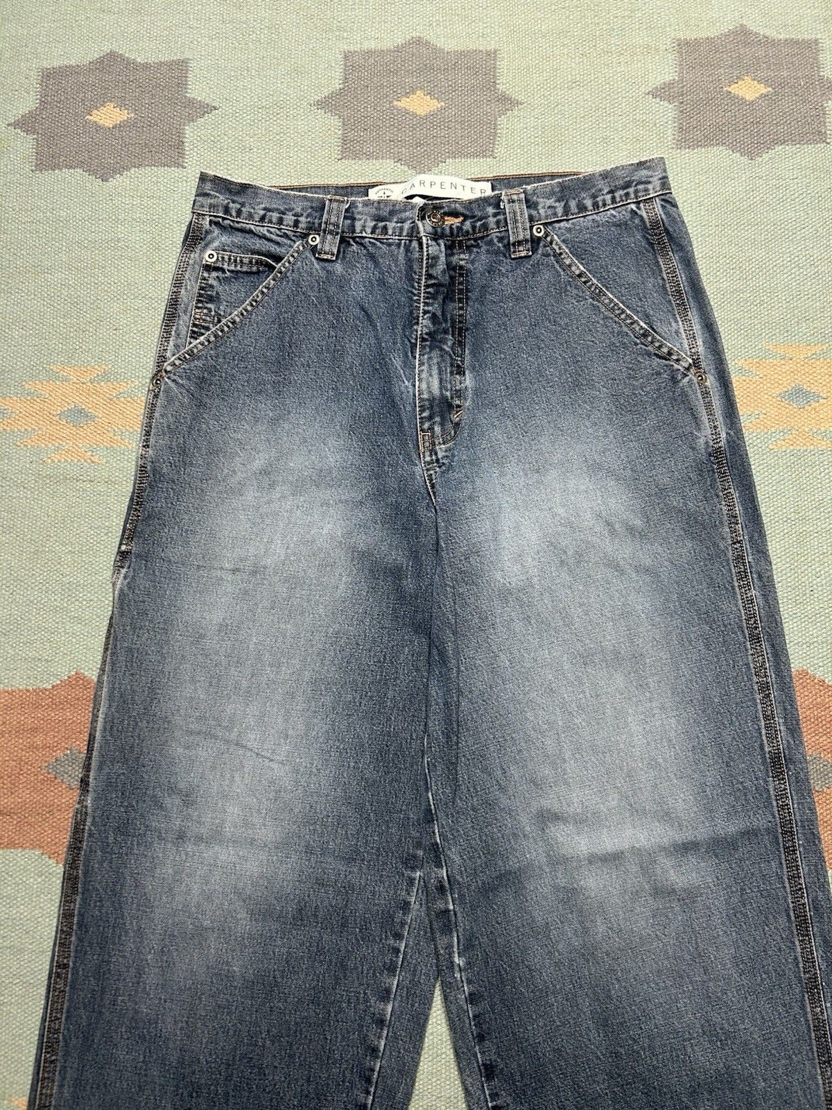 Vintage Vtg y2k baggy jeans Arizona carpenter wide skate faded 31x31 Size US 31 - 6 Thumbnail